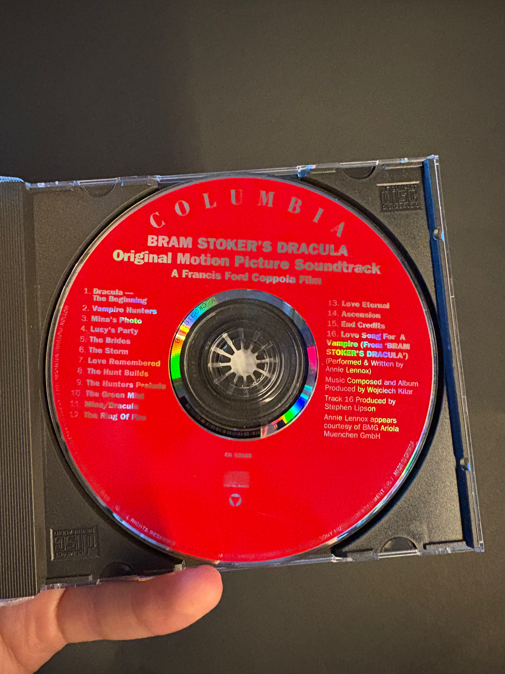 Bram Stoker’s Dracula (1992) Original Motion Picture Soundtrack CD