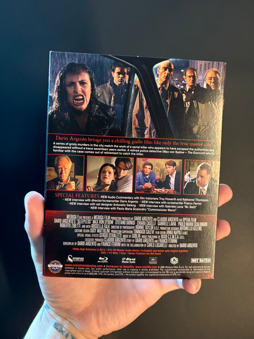 Sleepless (2001) Blu-ray