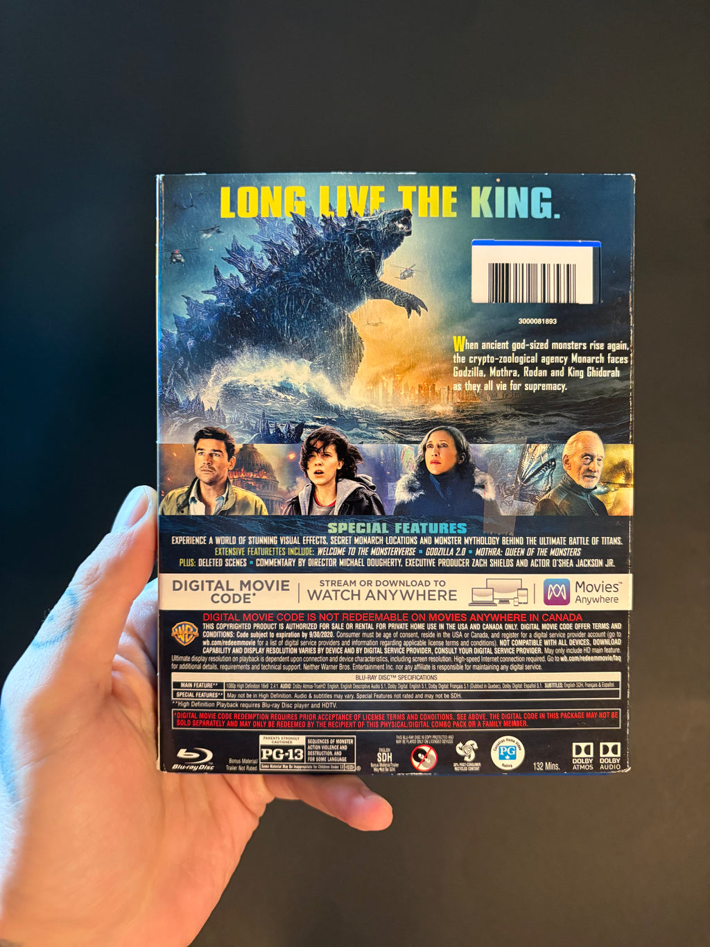 Godzilla: King of the Monsters (2019) Blu-ray