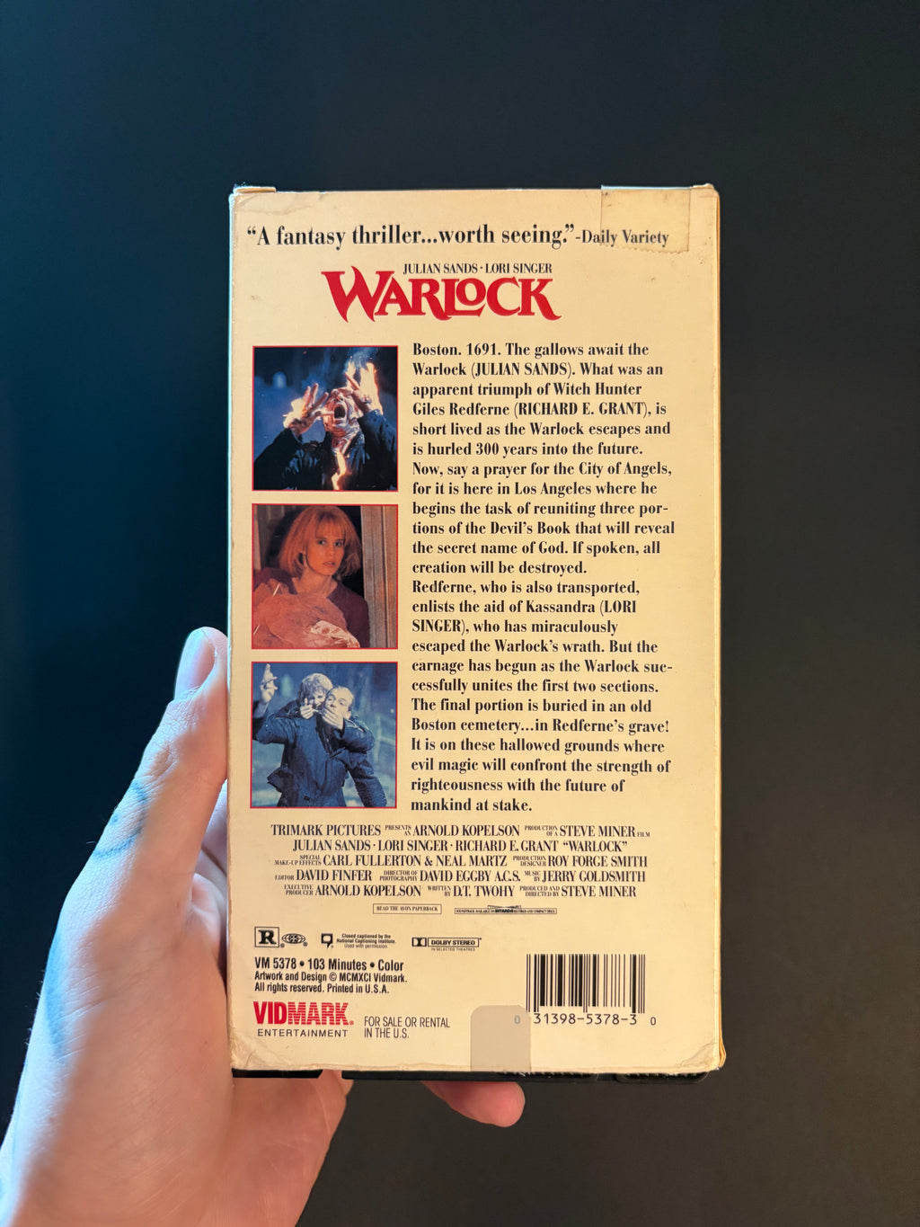 Warlock (1989) VHS