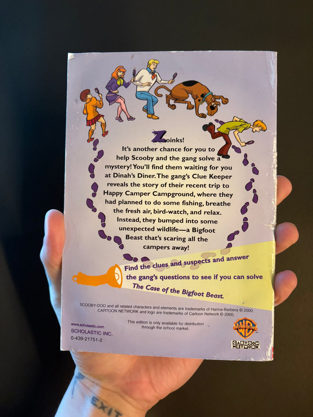 Scooby-Doo! and You: The Case of the Bigfoot Beast © 2000 by Tracey West