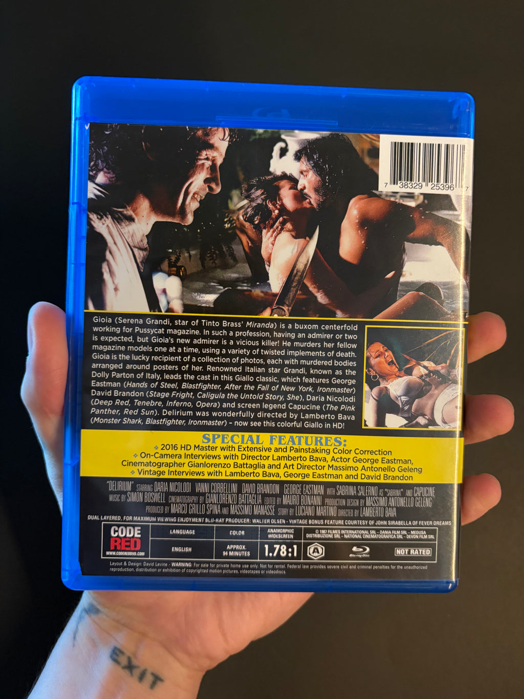 Delirium: Photo of Gioia (1987) Blu-ray
