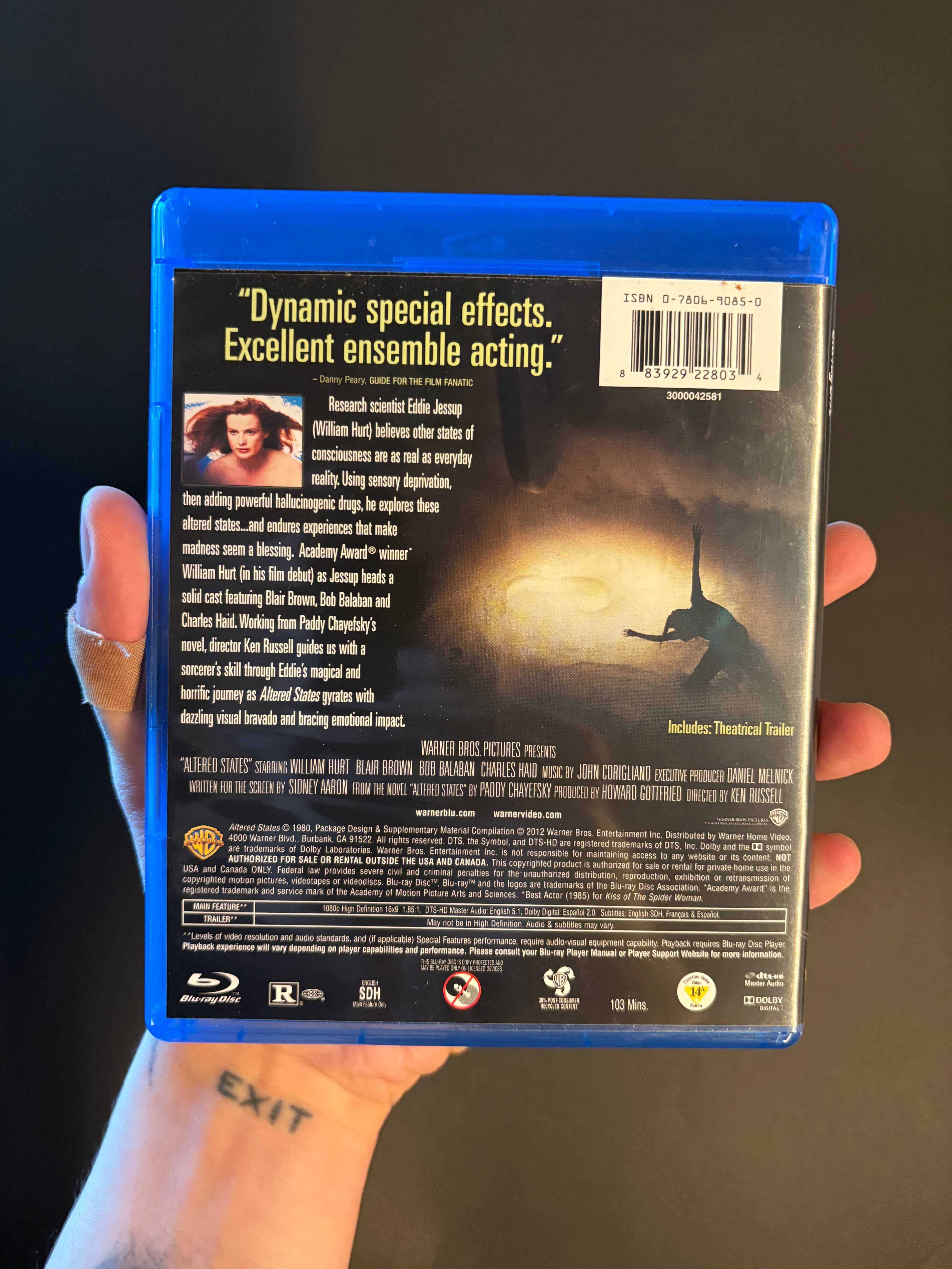 Altered States (1980) Blu-ray