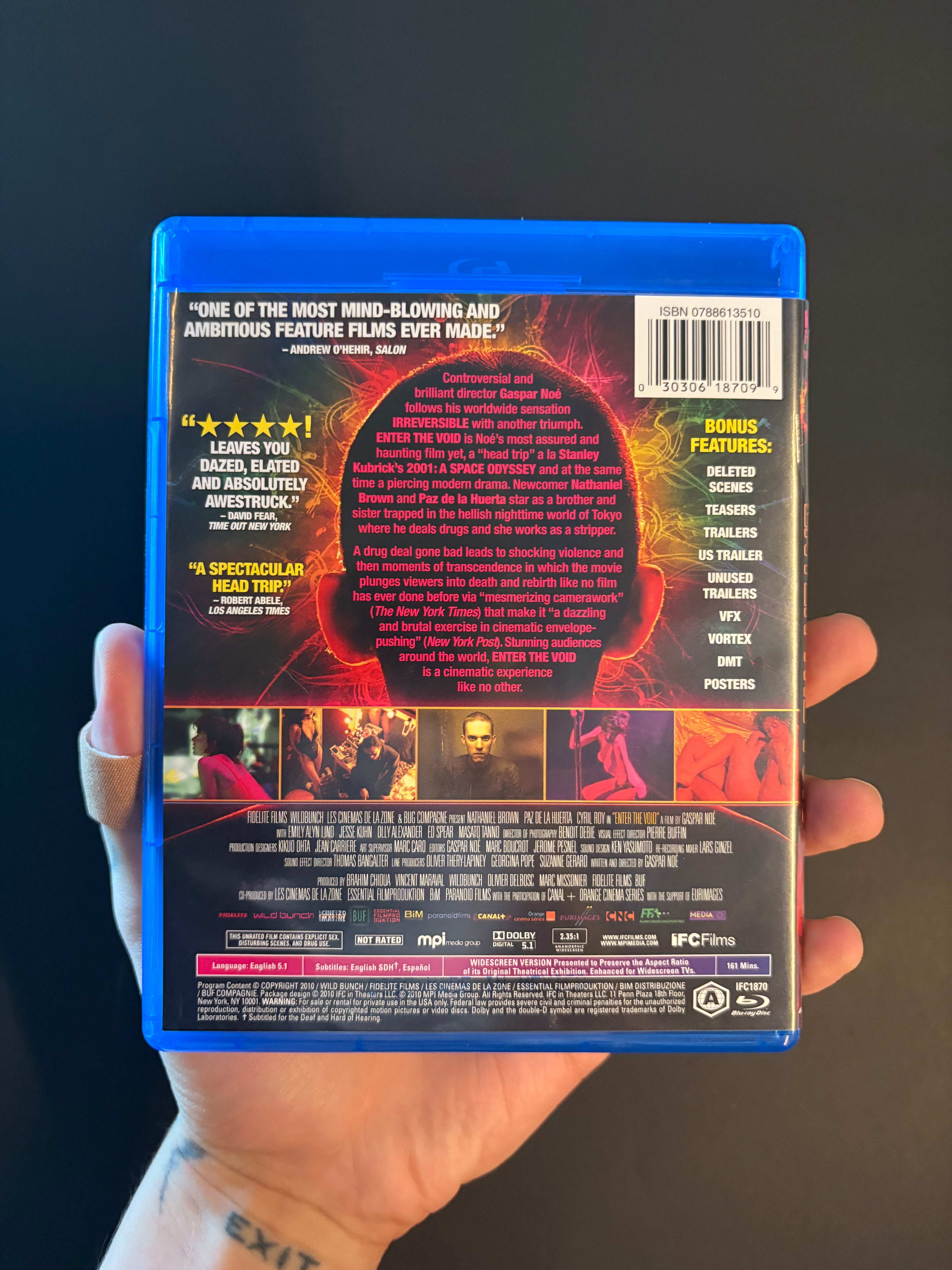 Enter the Void (2009) Full-Length Director’s Cut Blu-ray