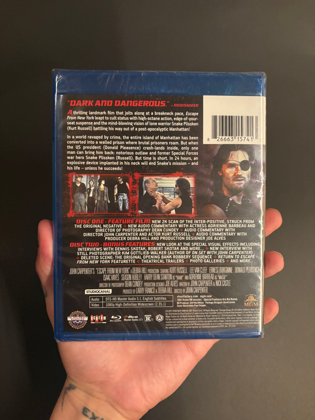Escape from New York (1981) Collector’s Edition Blu-ray