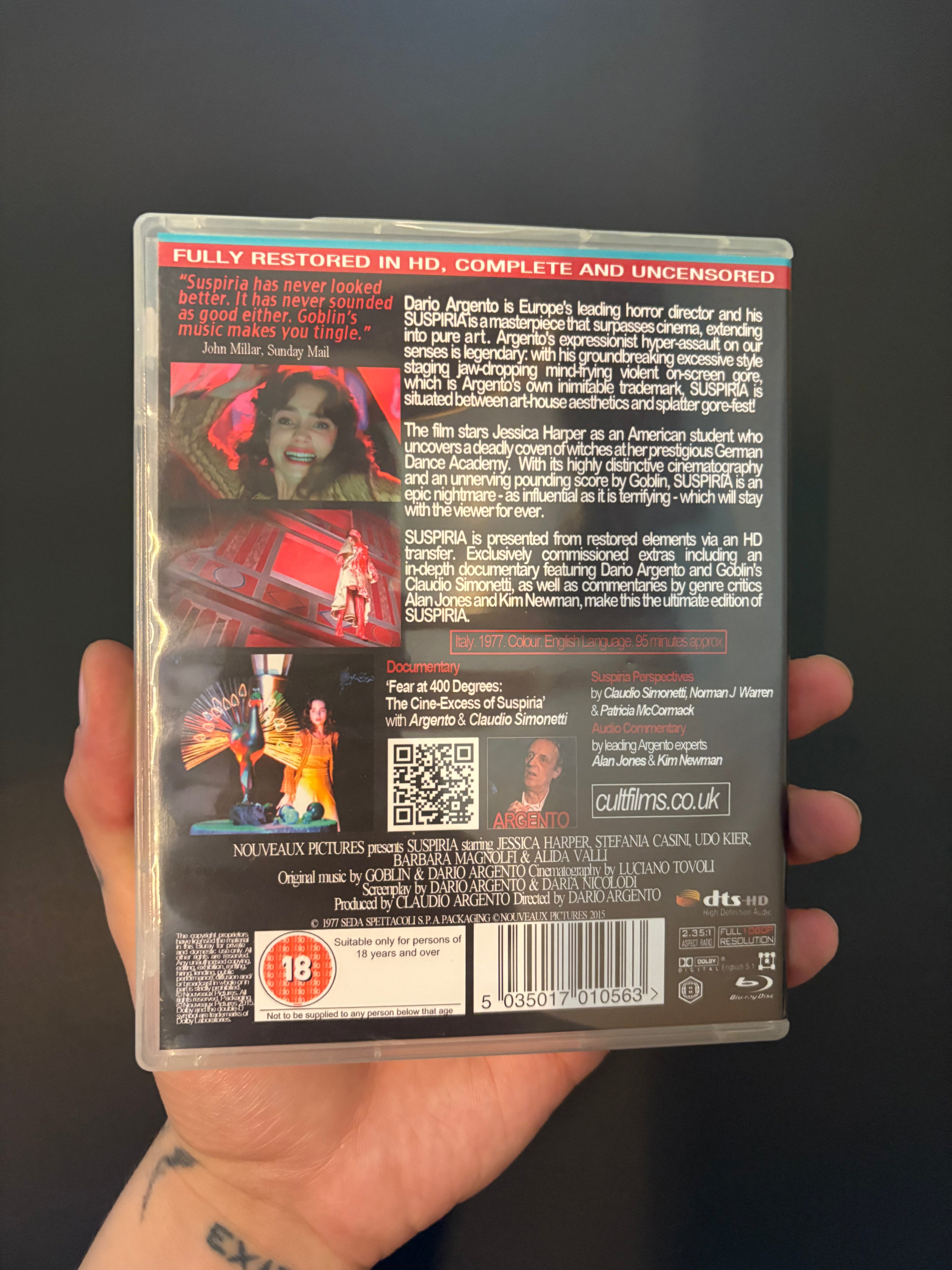 Suspiria (1977) Blu-ray