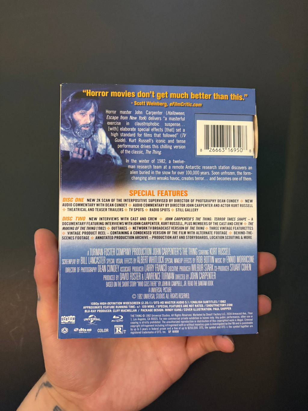 The Thing (1982) Collector’s Edition Blu-ray