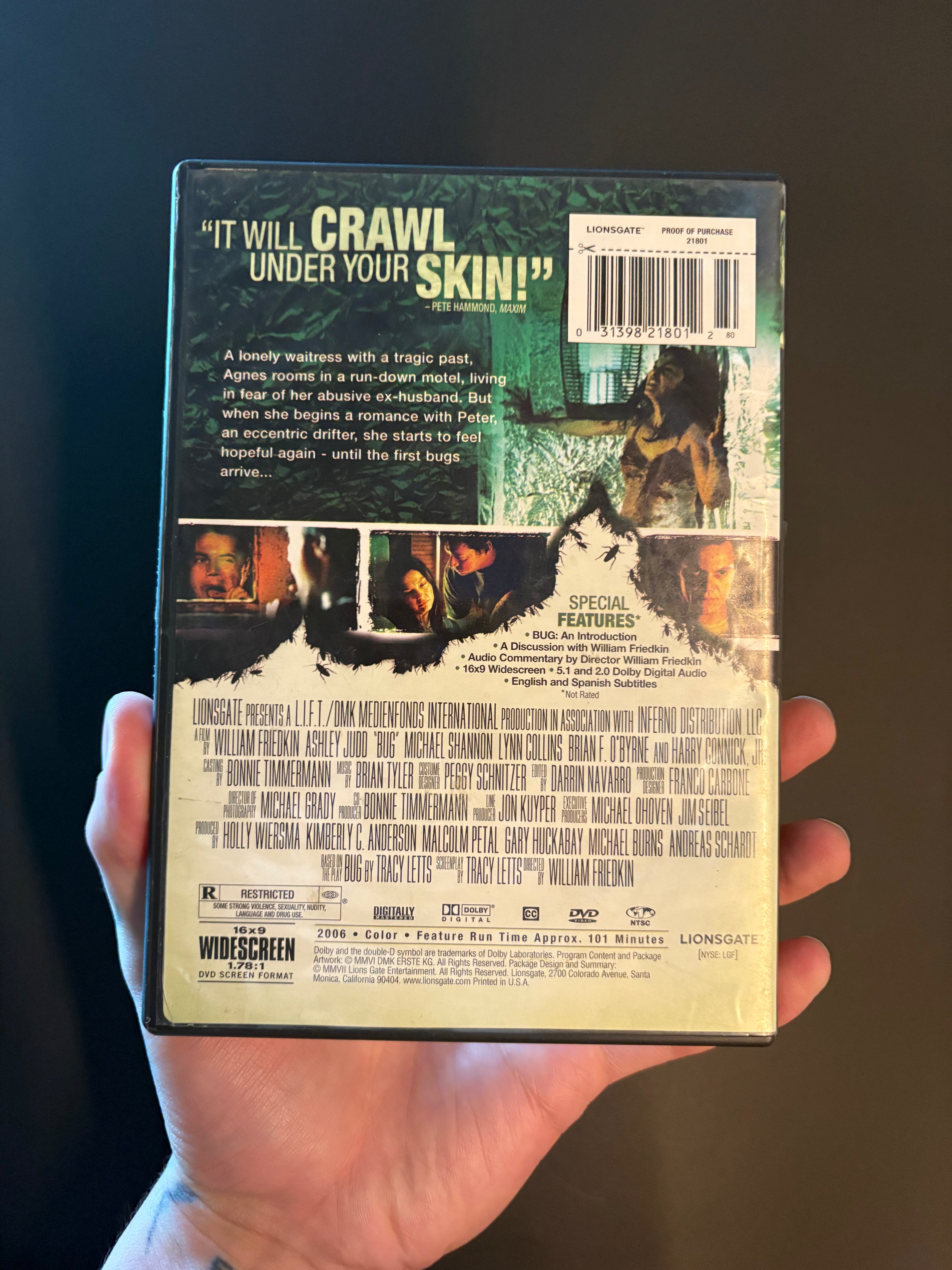 Bug (2006) Special Edition DVD