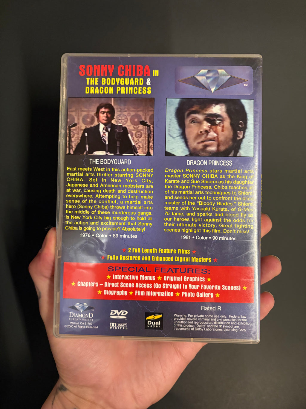 The Bodyguard (1973) / Dragon Princess (1976) DVD