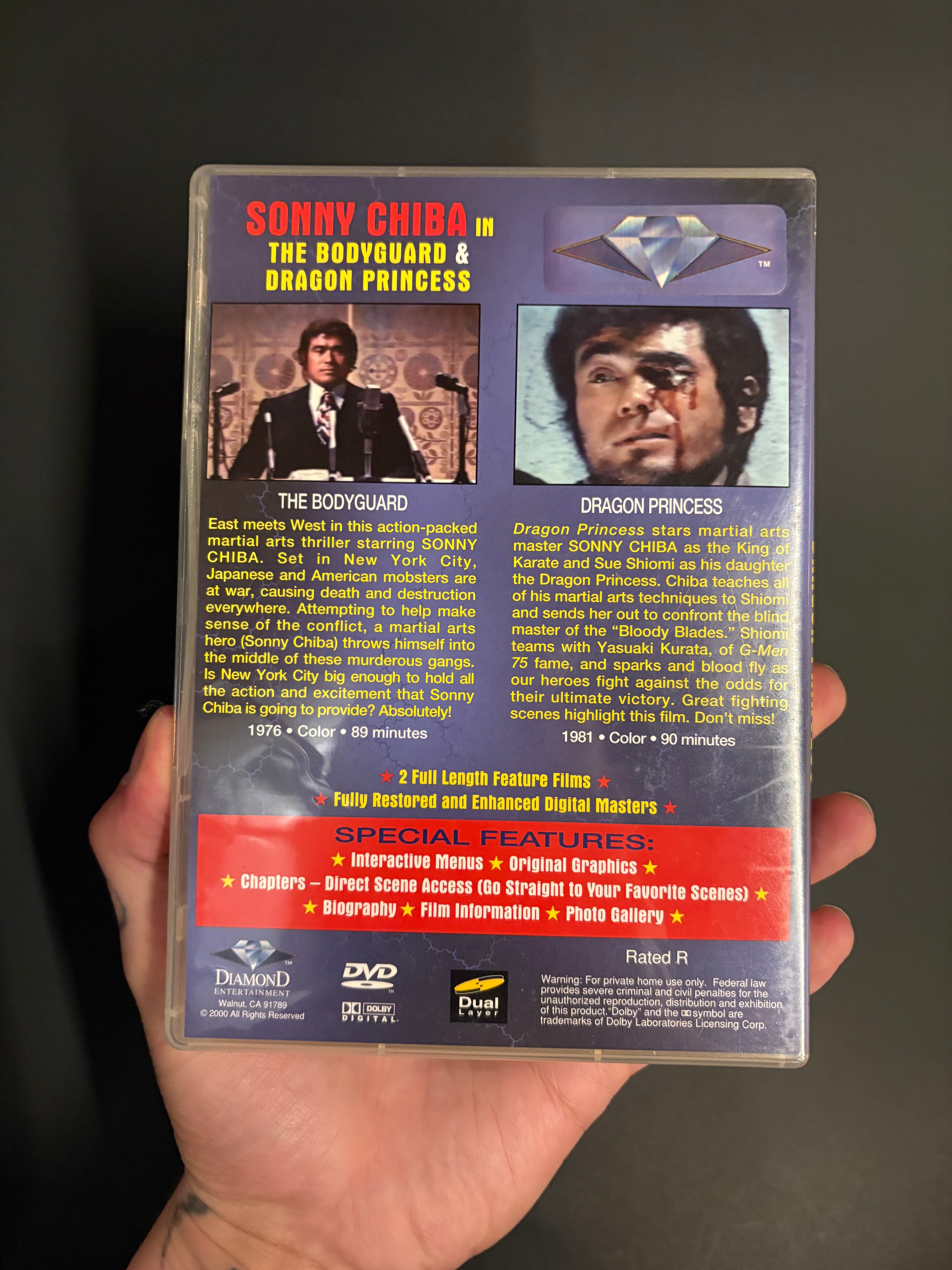 The Bodyguard (1973) / Dragon Princess (1976) DVD