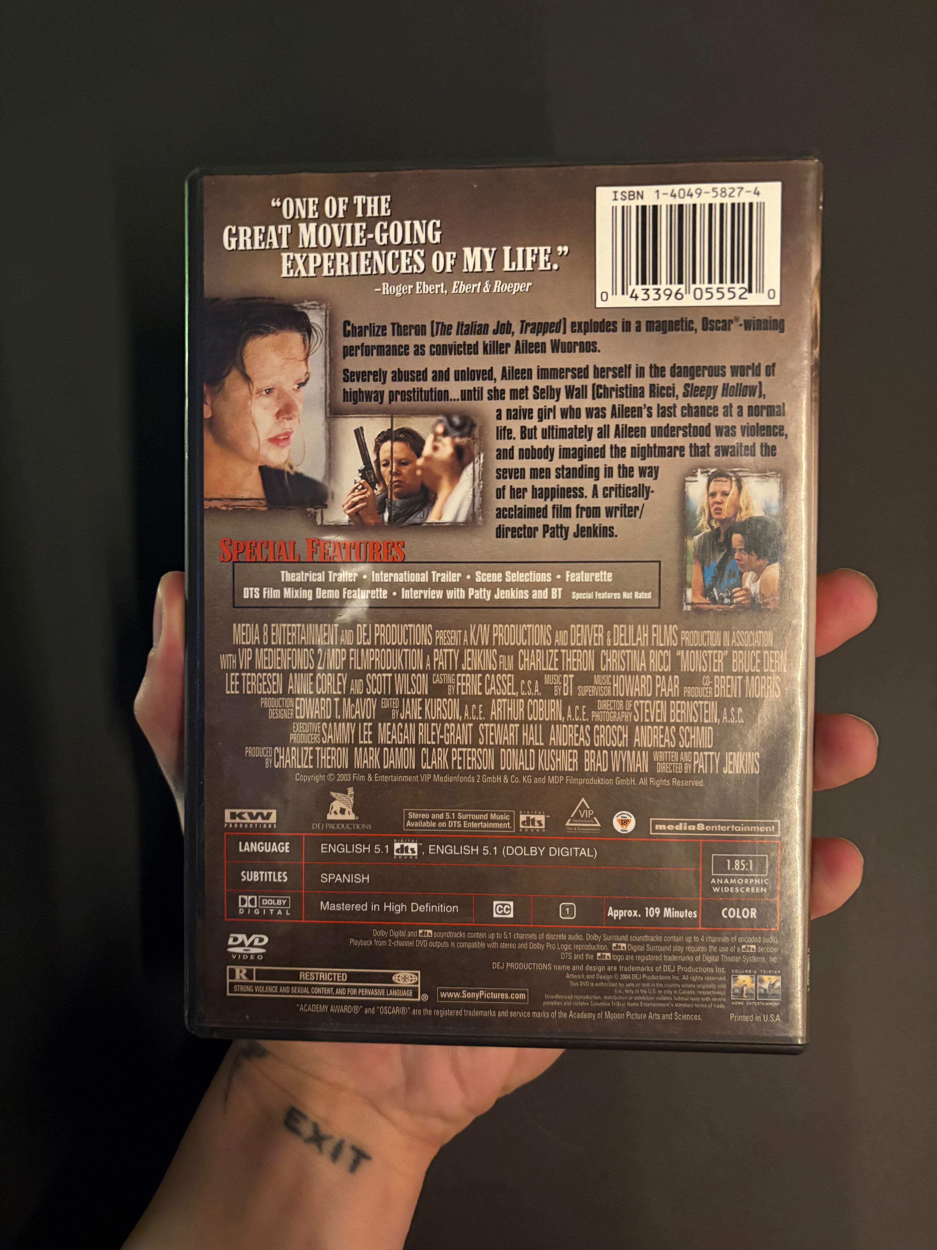 Monster (2003) DVD