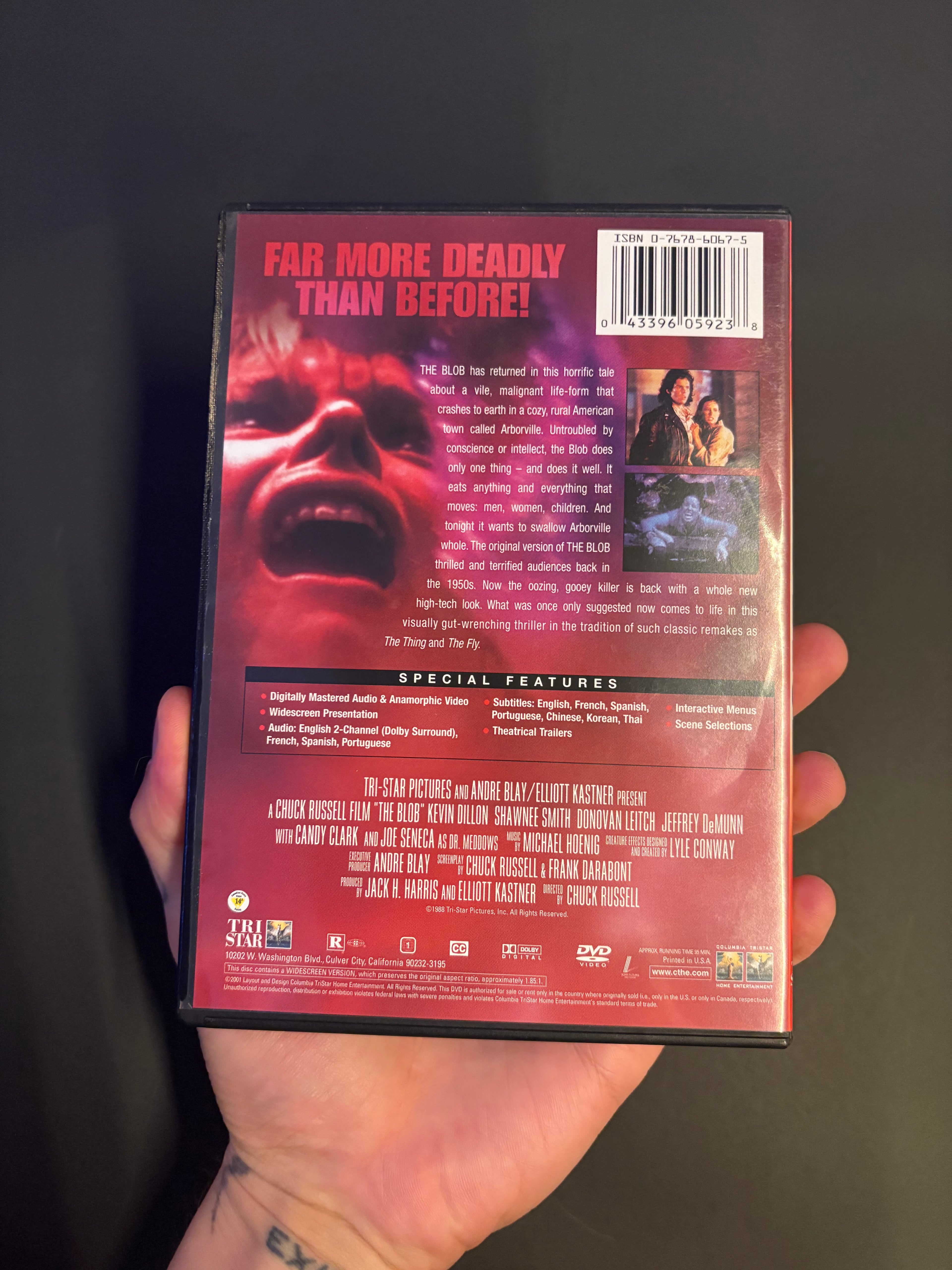 The Blob (1988) DVD