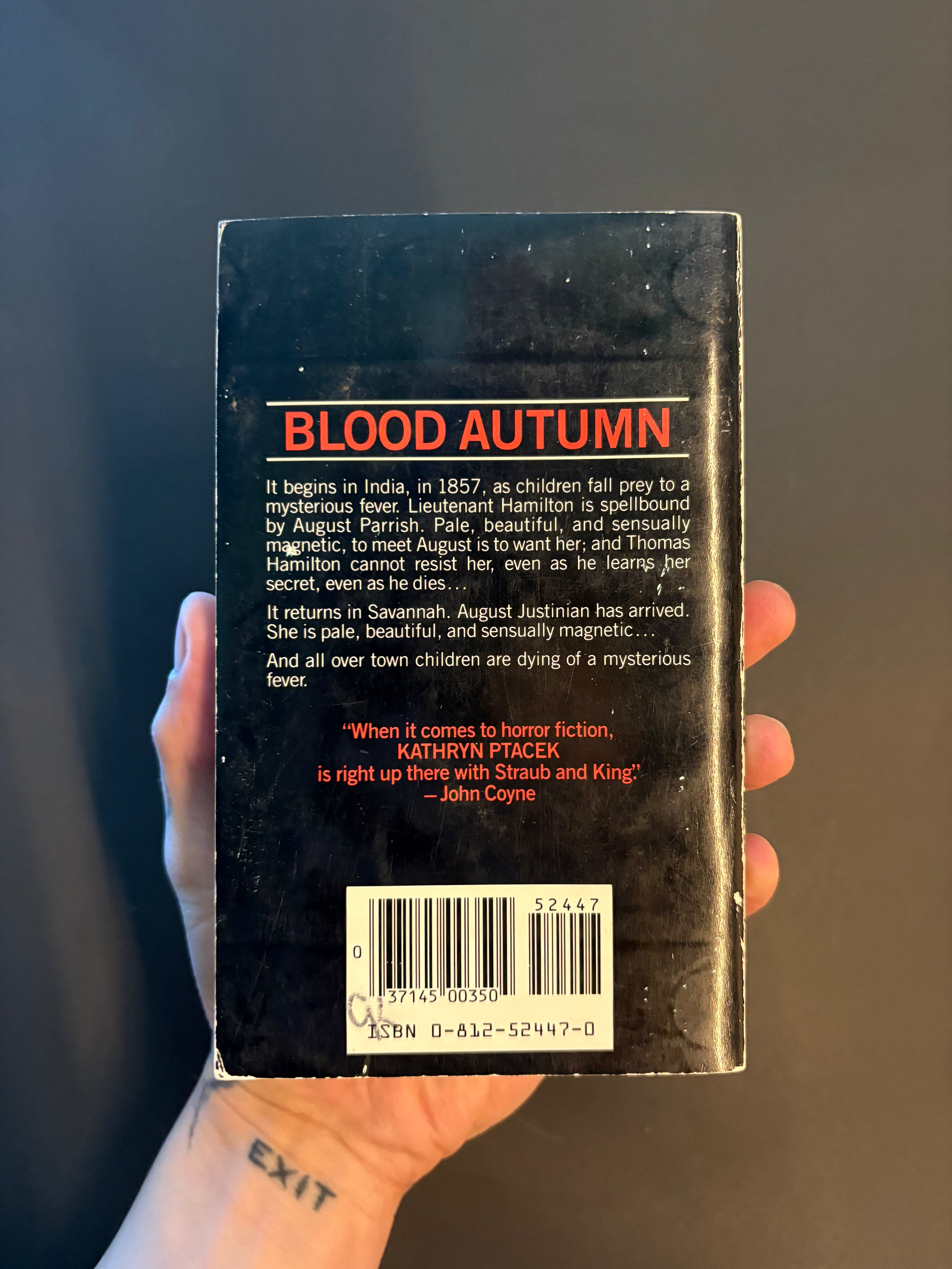 Blood Autumn © 1985 by Kathryn Ptacek