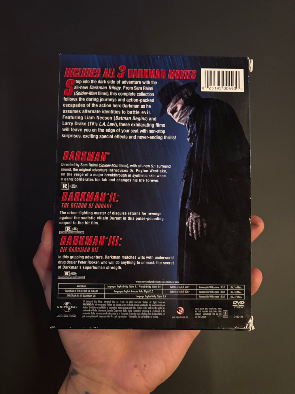 Darkman (1990) / Darkman II: The Return of Durant (1995) / Darkman III: Die Darkman Die (1996) - Darkman Trilogy DVD