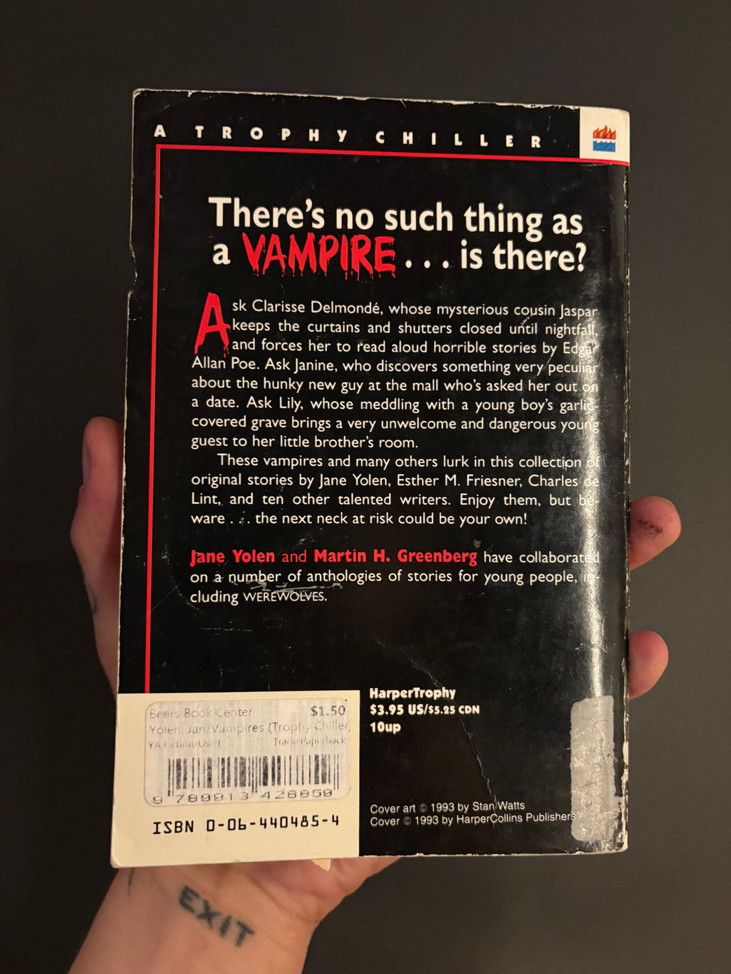 Vampires © 1991 by Various Authors - Edited by Jane Yolen and Martin H. Greenberg