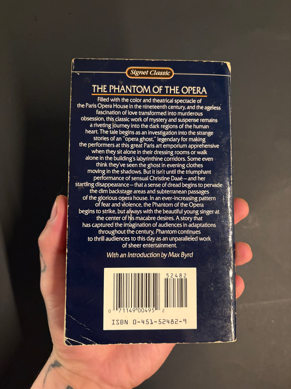 The Phantom of the Opera © 1909 (1987 Reprint) by Gaston Leroux