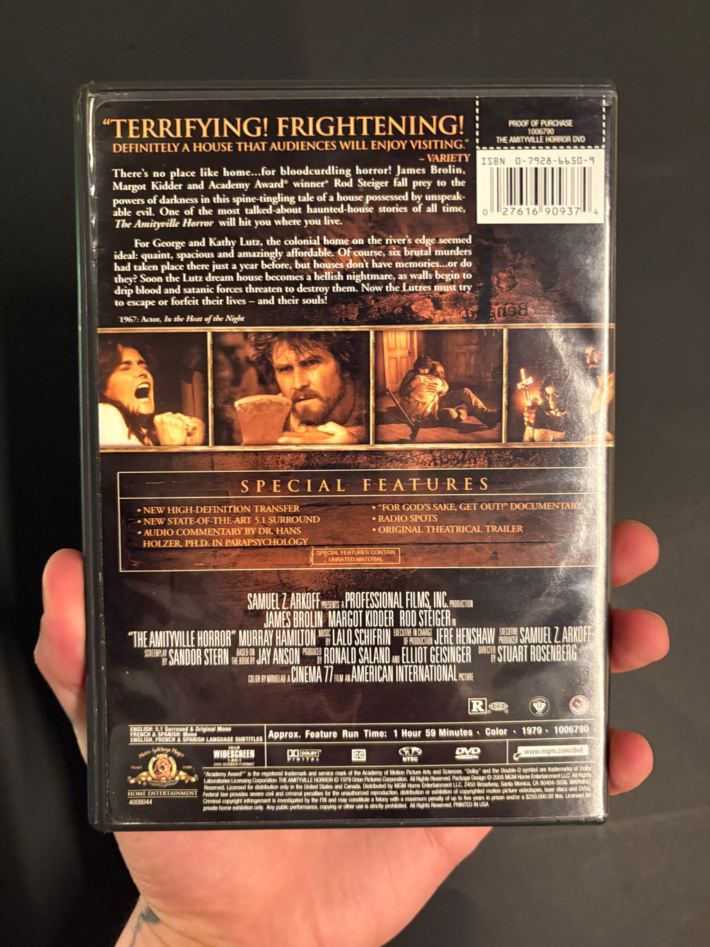 The Amityville Horror (1979) Lenticular Cover DVD