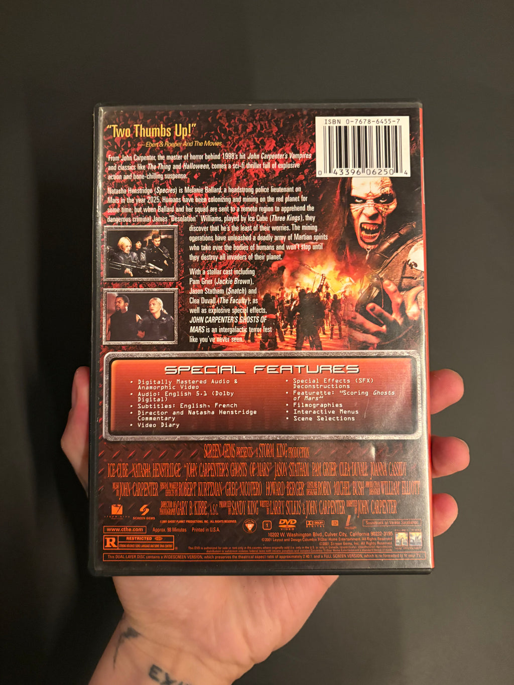 Ghosts of Mars (2001) Special Edition DVD