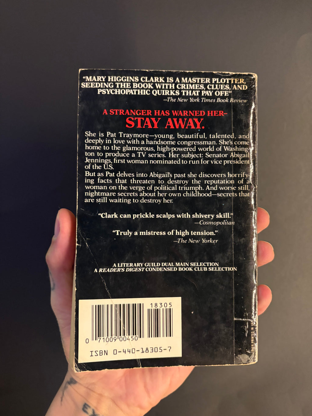 Stillwatch © 1984 by Mary Higgins Clark