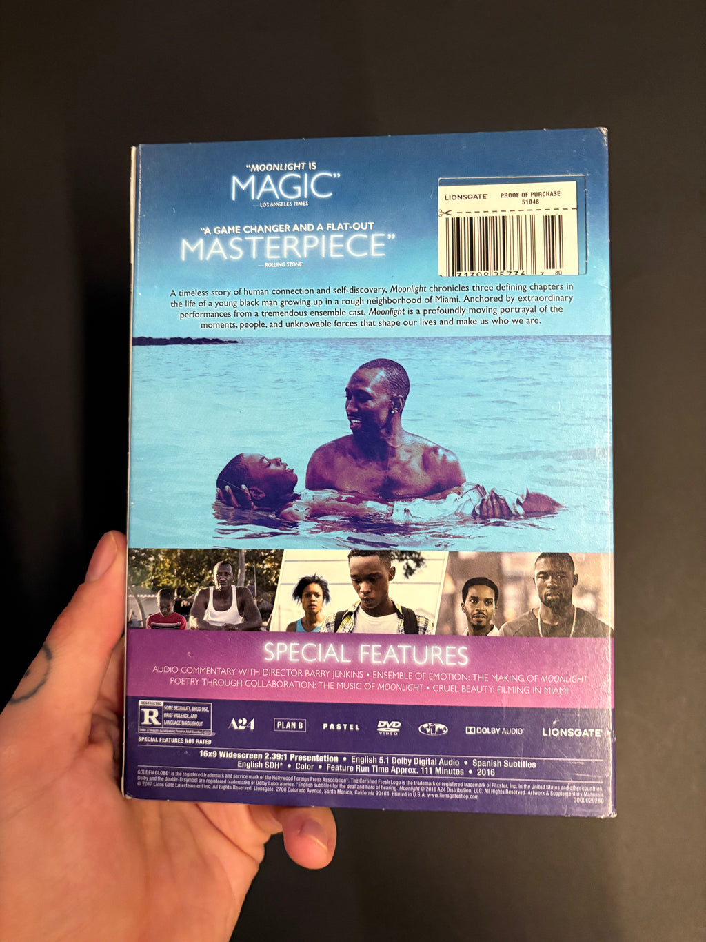 Moonlight (2016) DVD