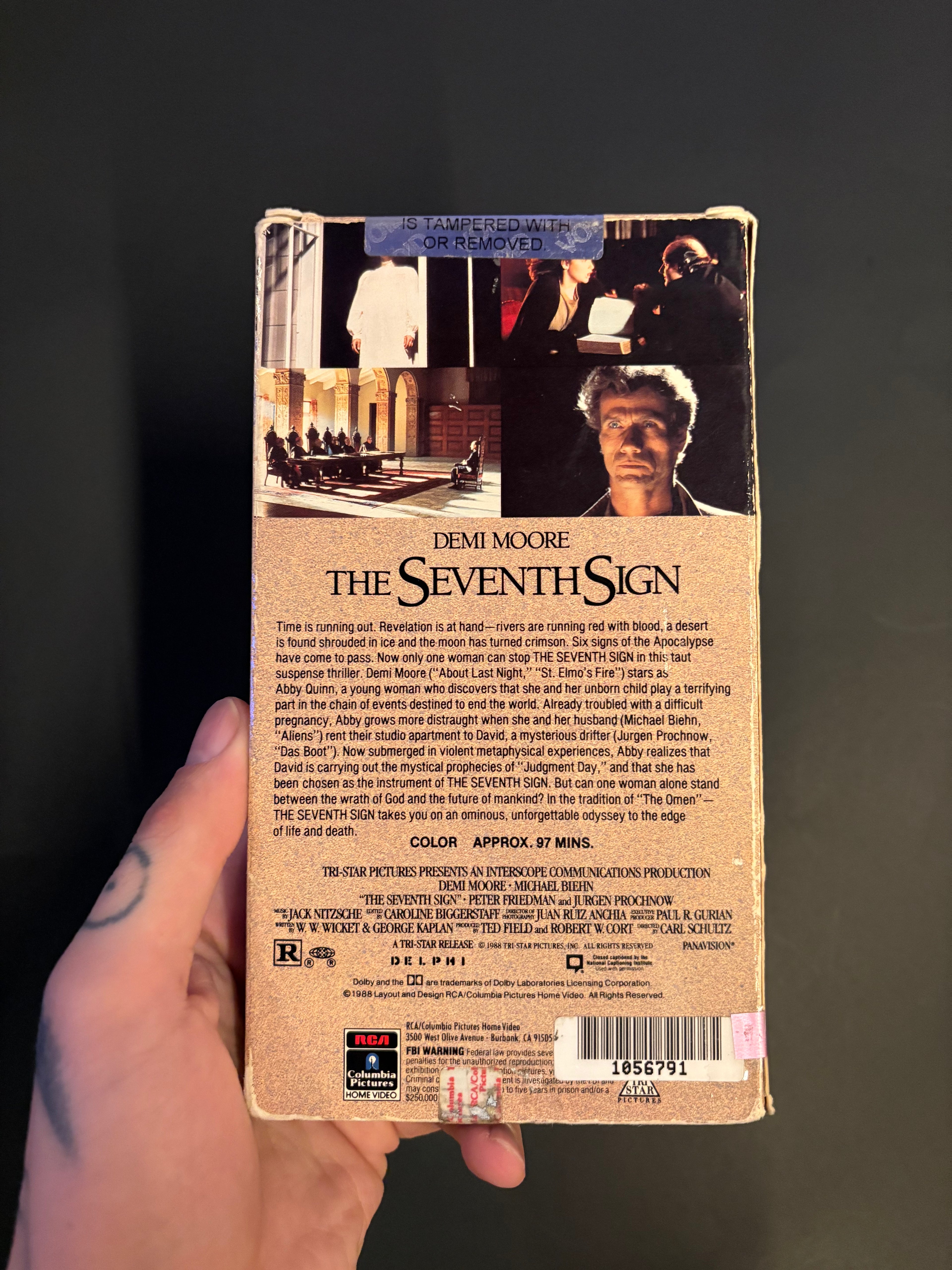 The Seventh Sign (1988) VHS