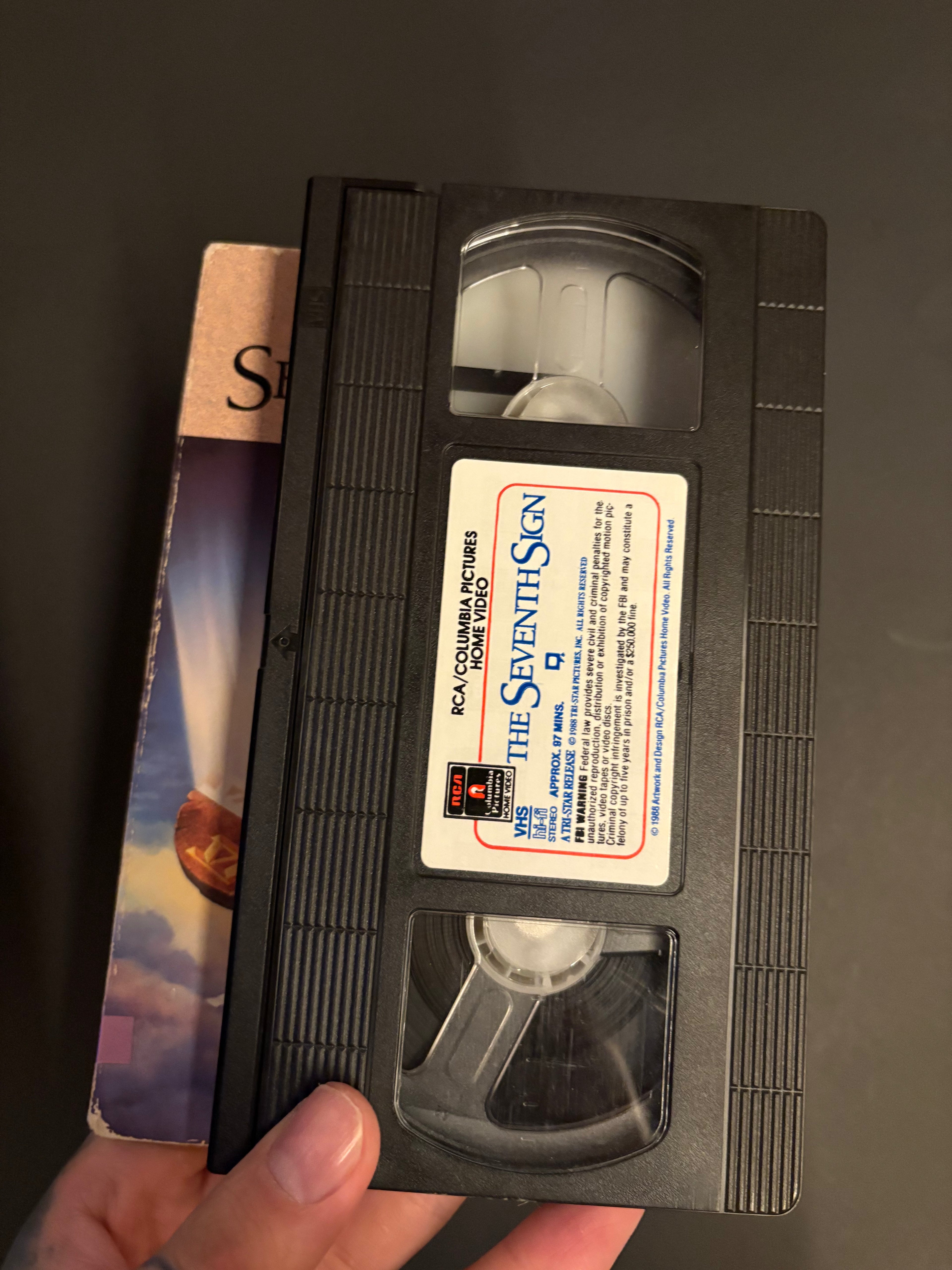 The Seventh Sign (1988) VHS
