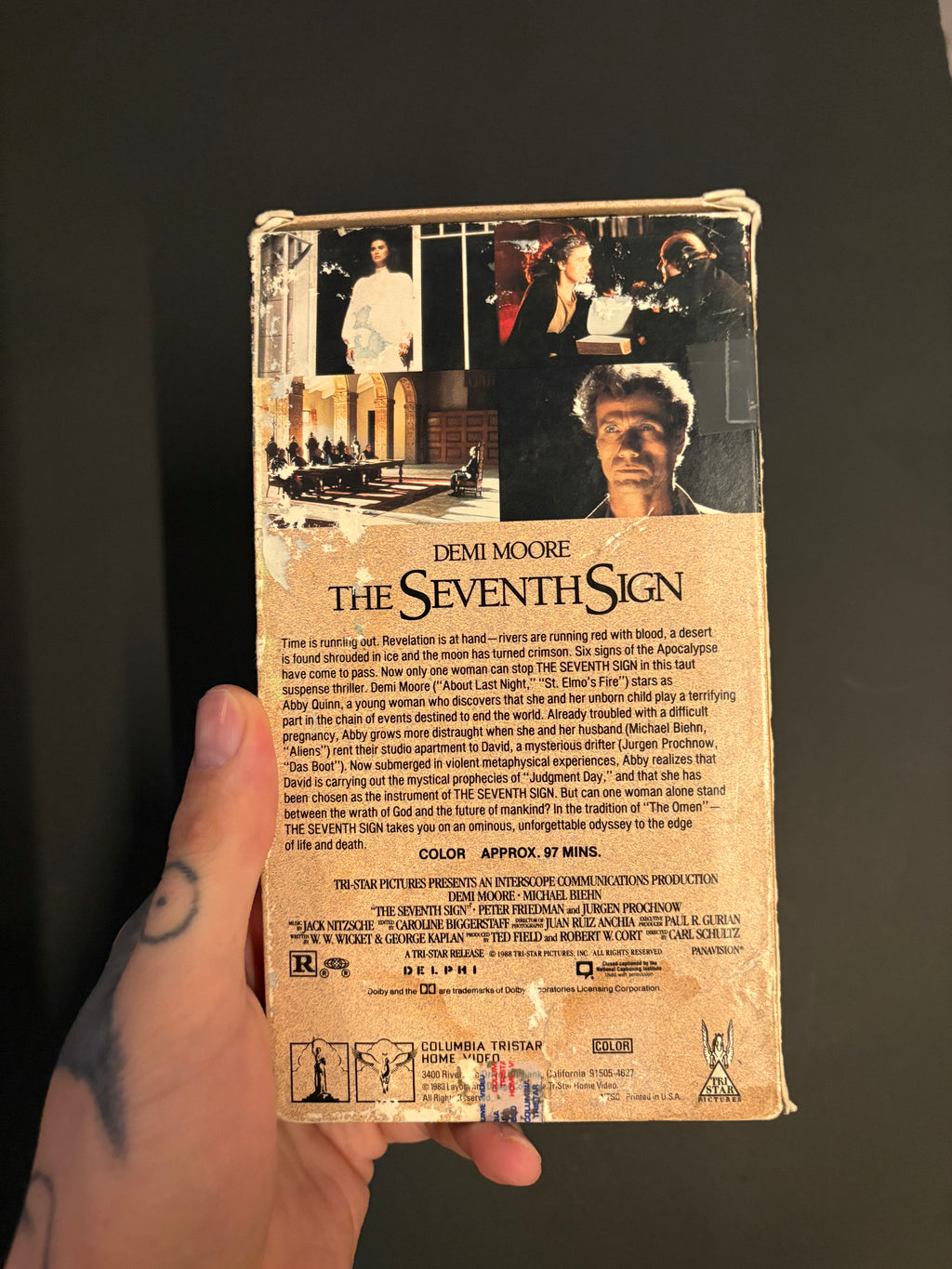 The Seventh Sign (1988) VHS