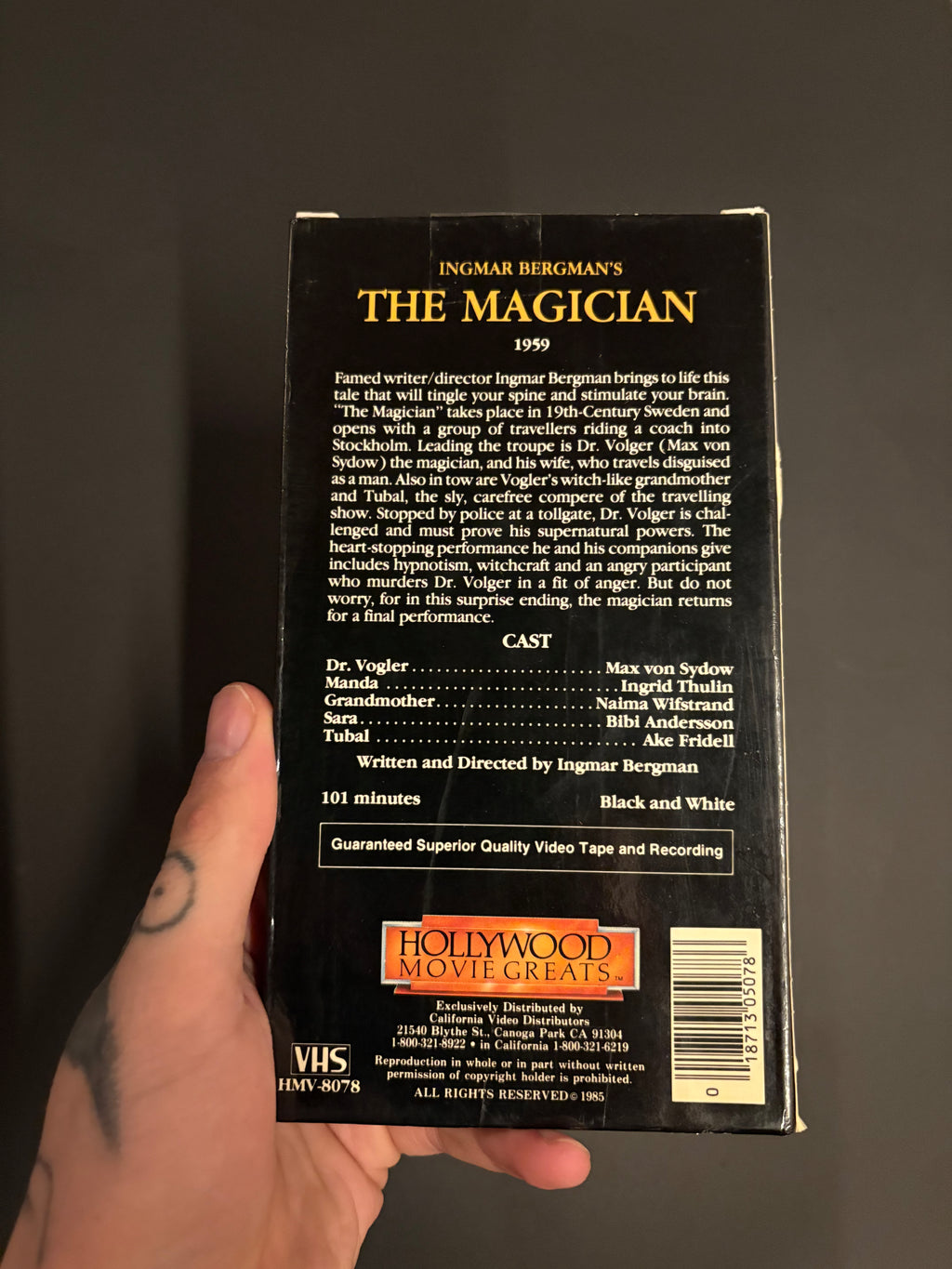 The Magician (1958) VHS