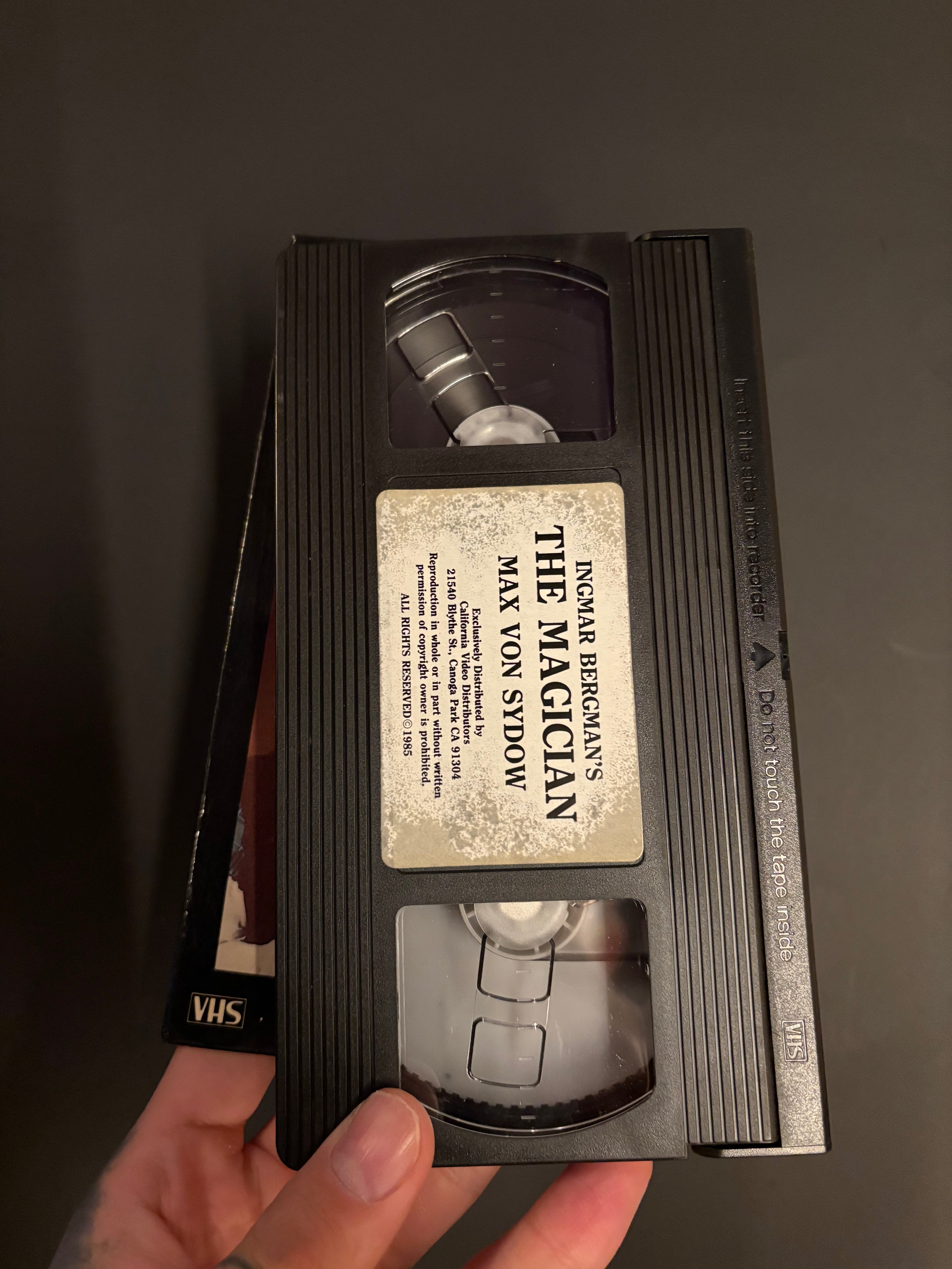 The Magician (1958) VHS