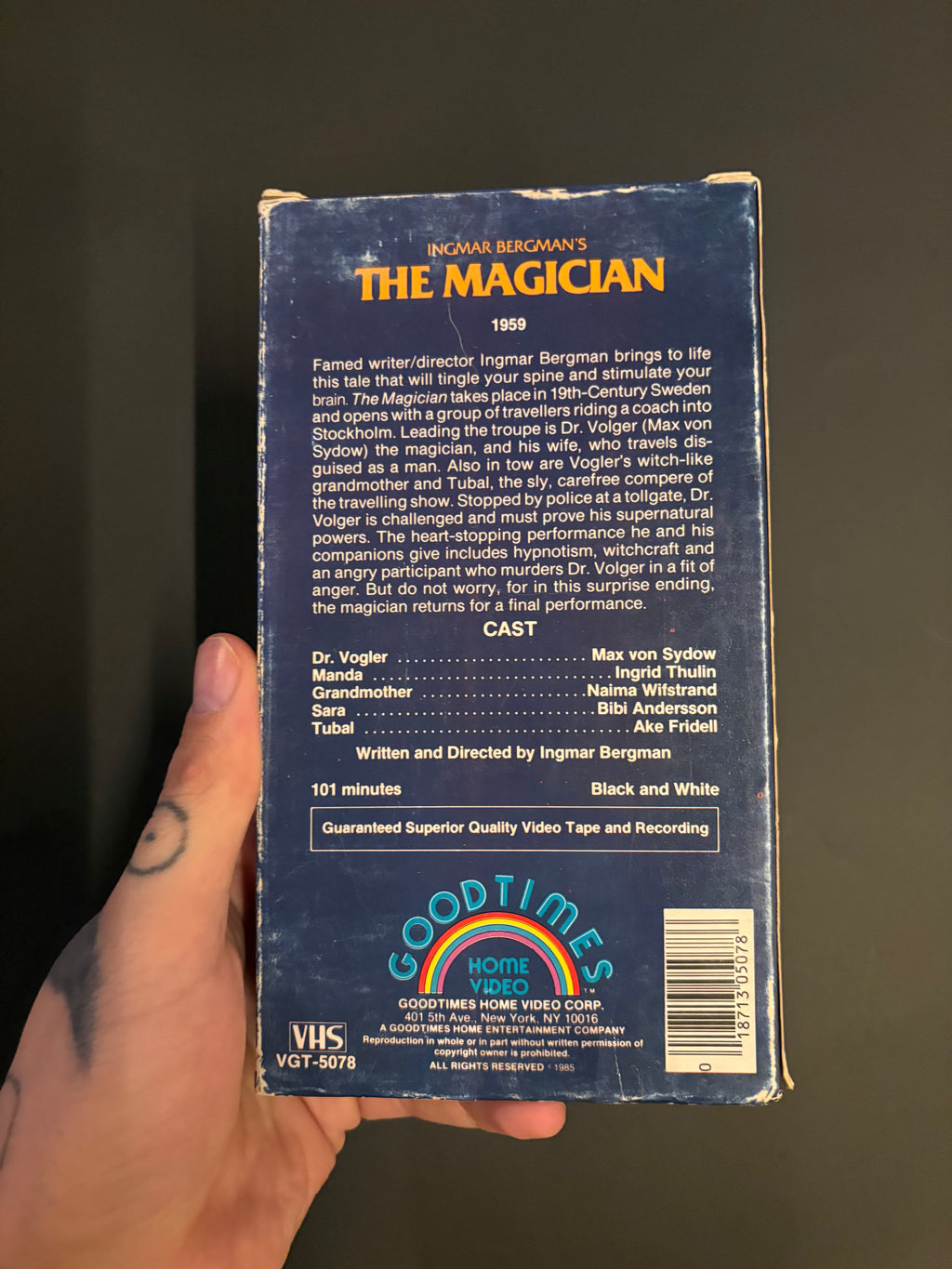 The Magician (1958) VHS