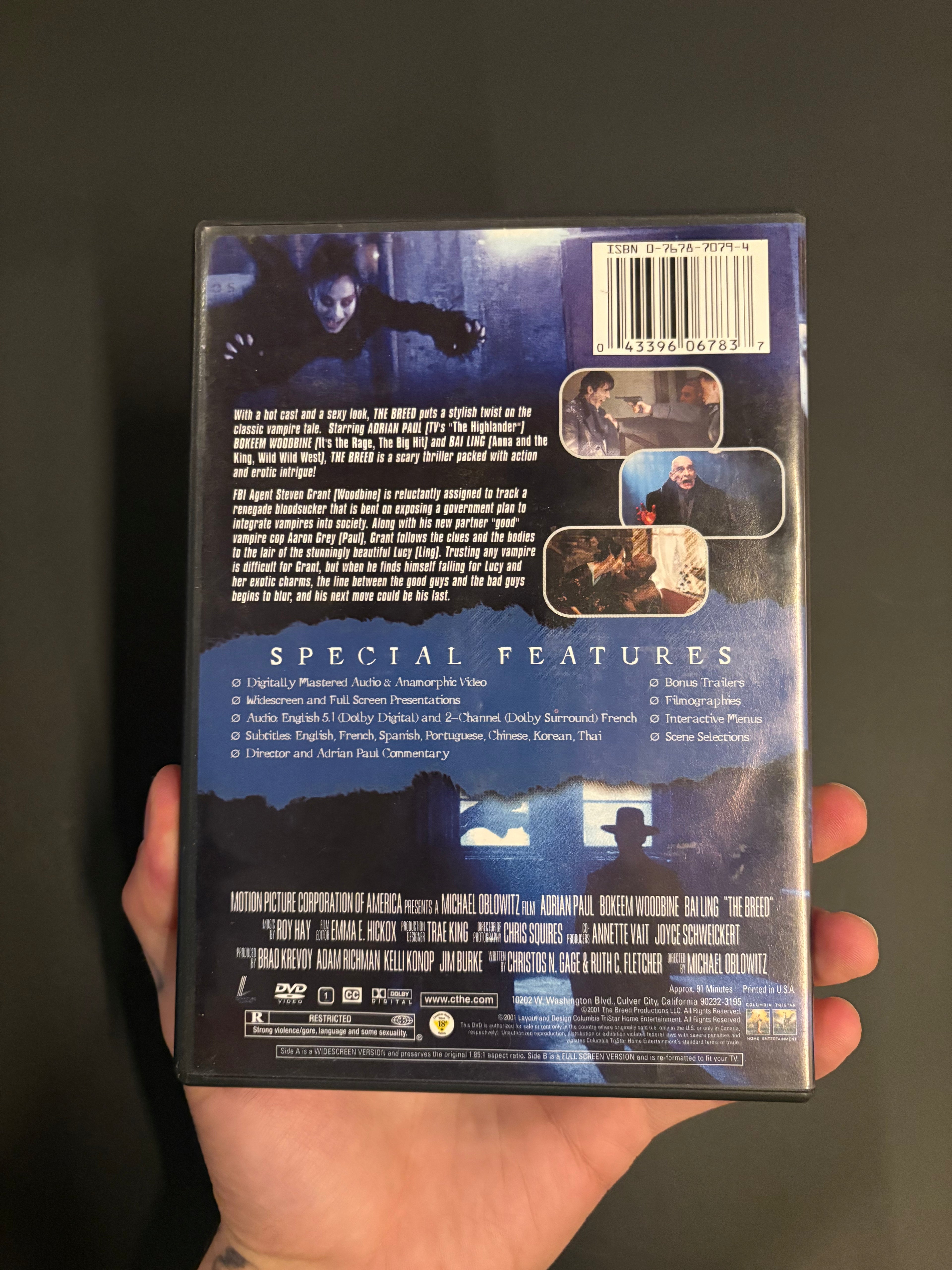 The Breed (2001) DVD