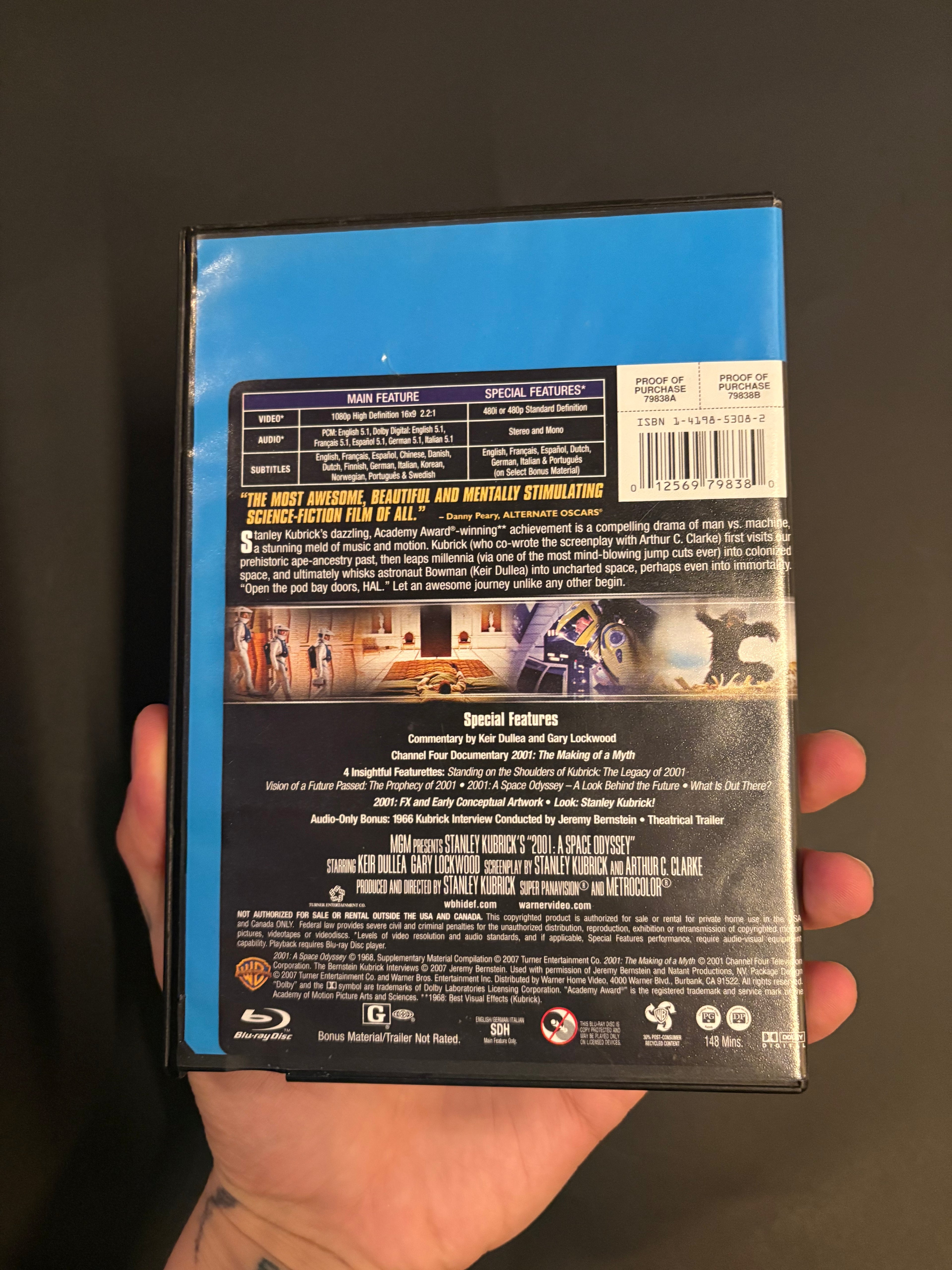 2001: A Space Odyssey (1968) Blu-ray