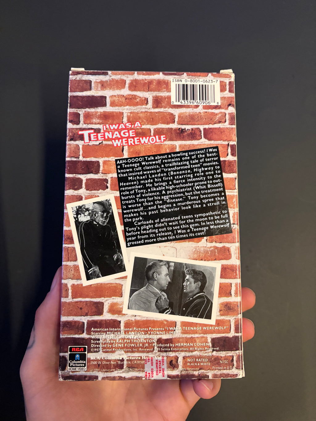 I Was a Teenage Werewolf (1957) VHS