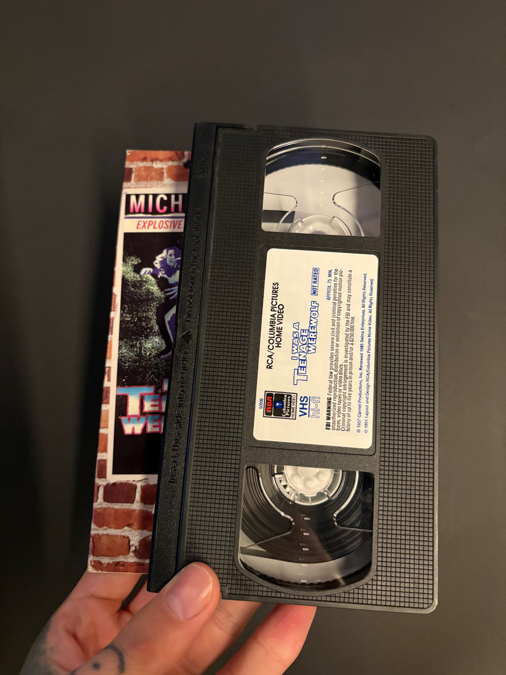 I Was a Teenage Werewolf (1957) VHS