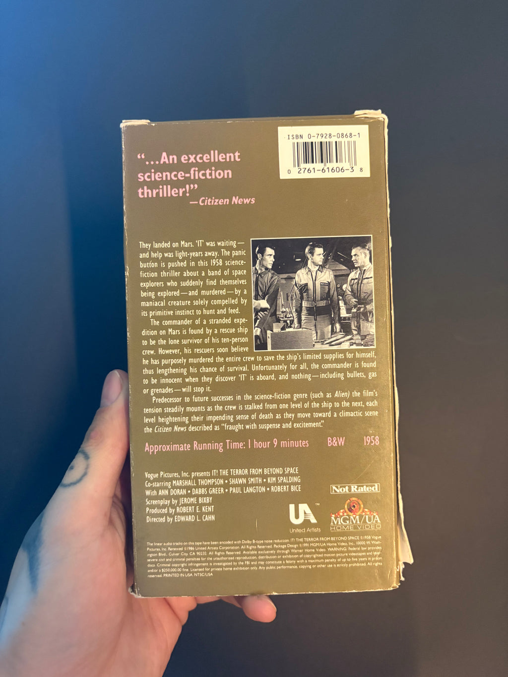 It! The Terror from Beyond Space (1958) VHS