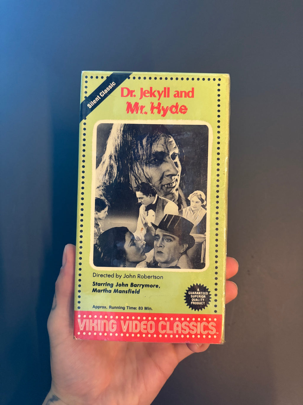 Dr. Jekyll and Mr. Hyde (1920) VHS