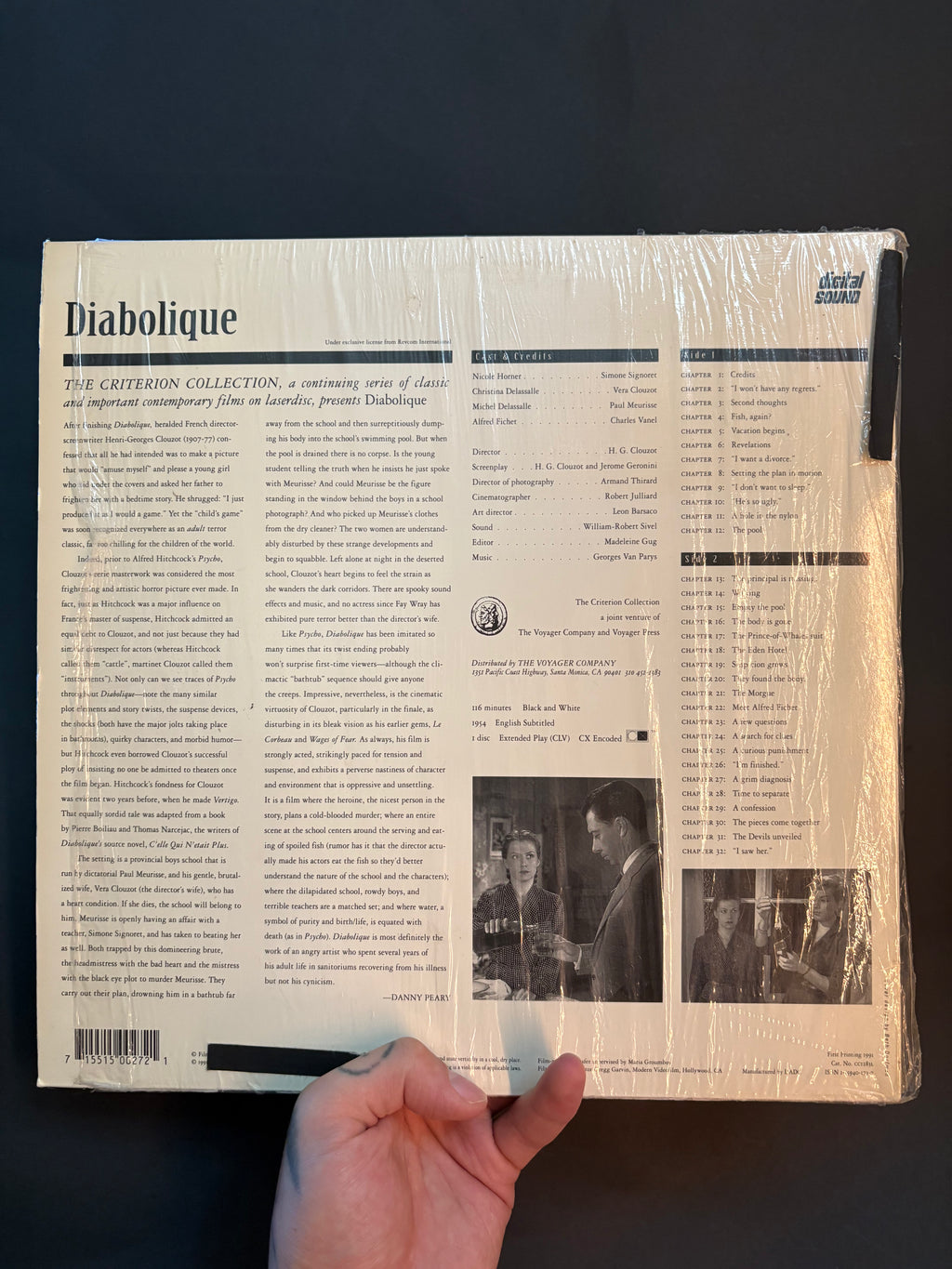 Diabolique (1955) LaserDisc