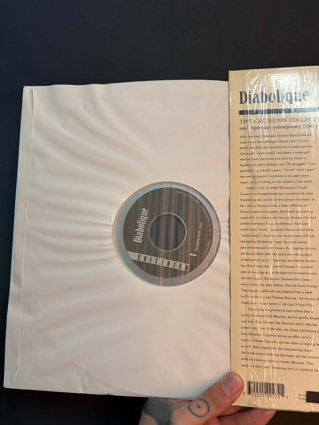 Diabolique (1955) LaserDisc