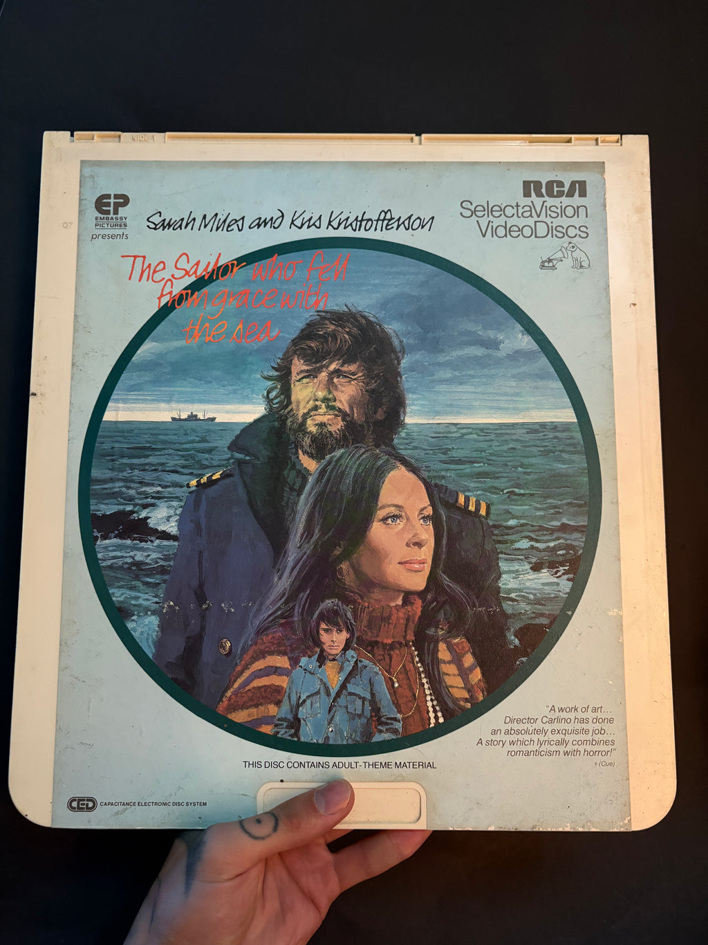 The Sailor Who Fell from Grace with the Sea (1976) CED VideoDisc