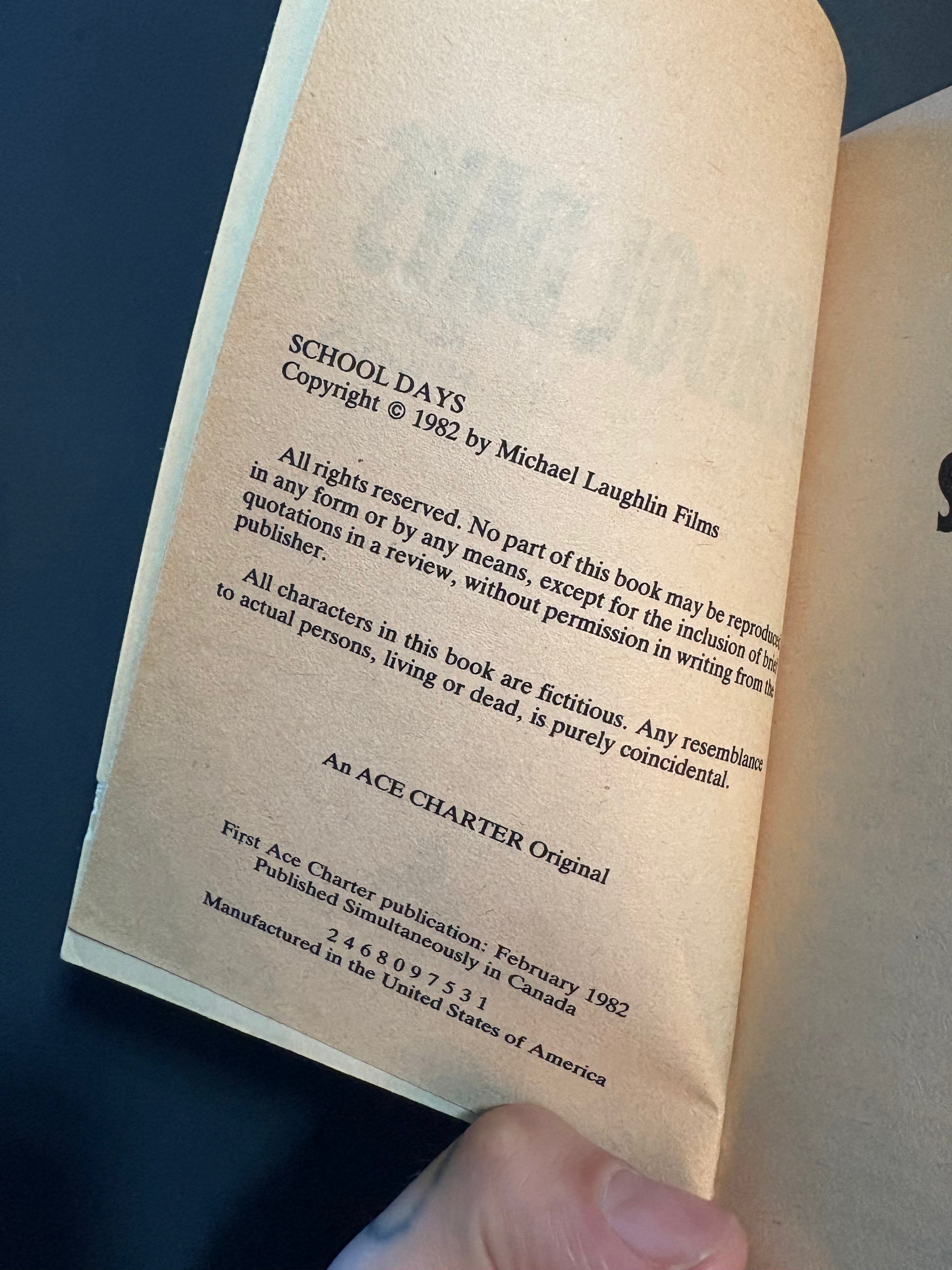 School Days © 1982 by Robert Hughes