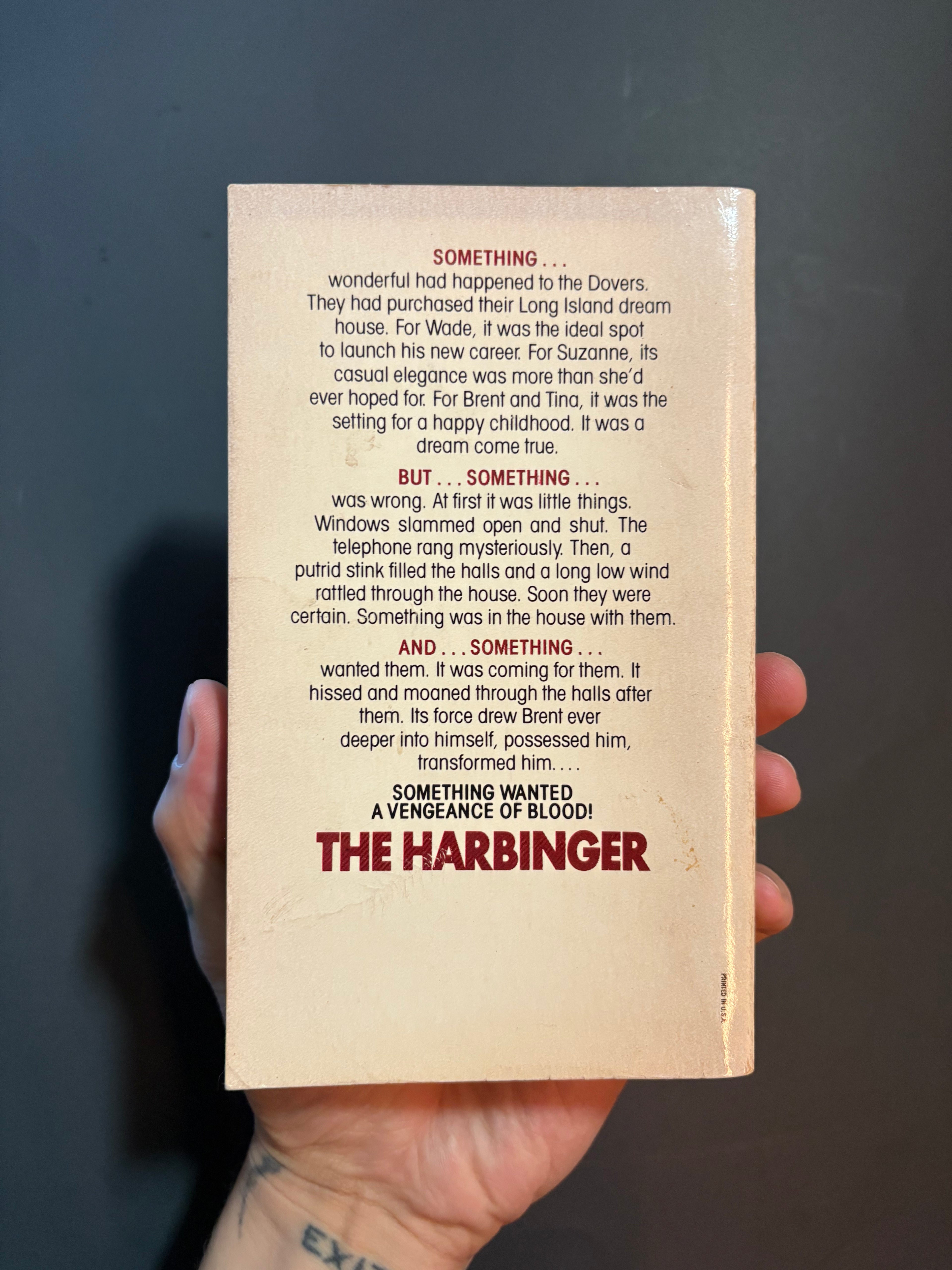 The Harbinger © 1980 by Michael T. Hinkemeyer