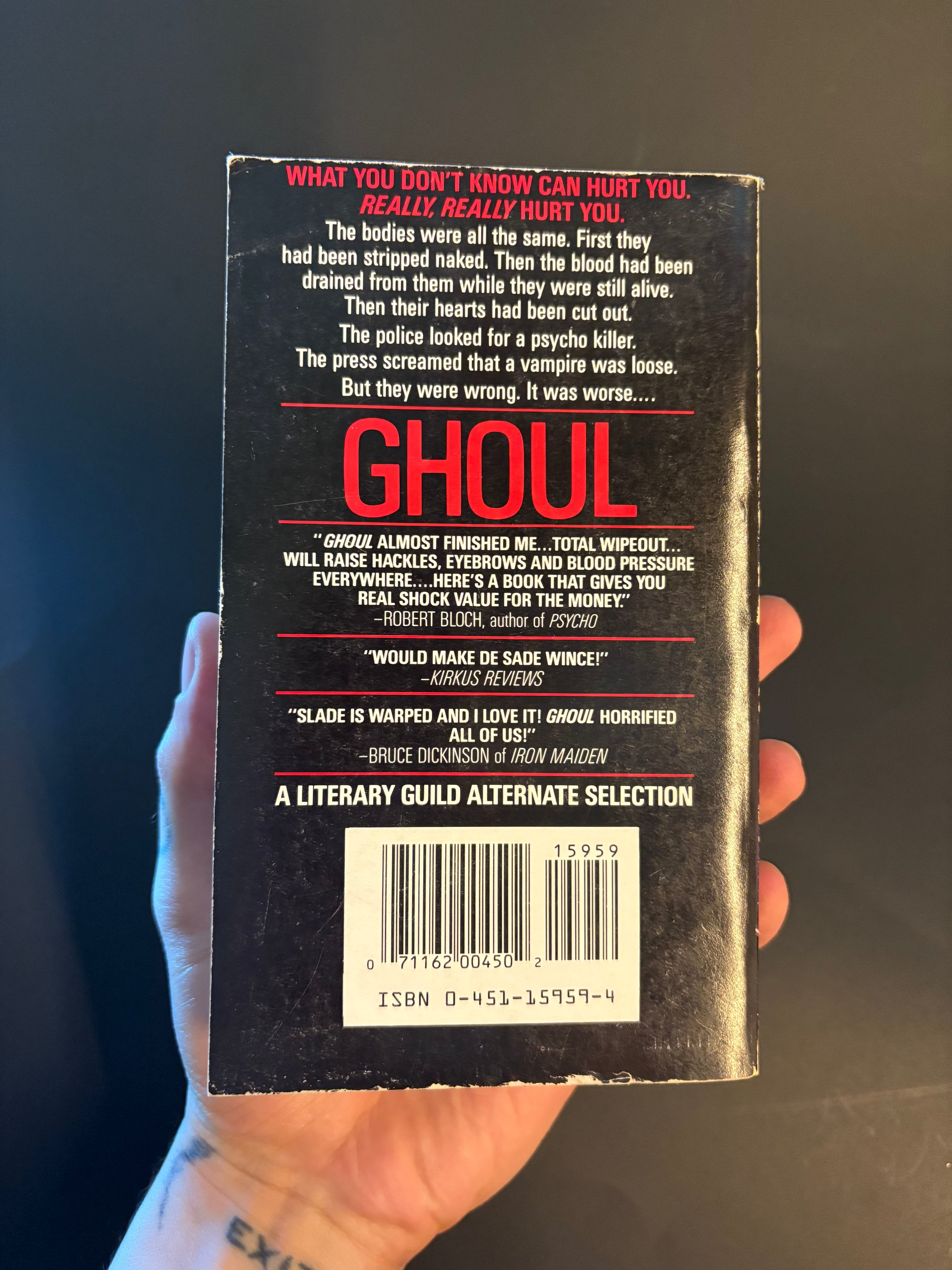 Ghoul © 1987 by Michael Slade