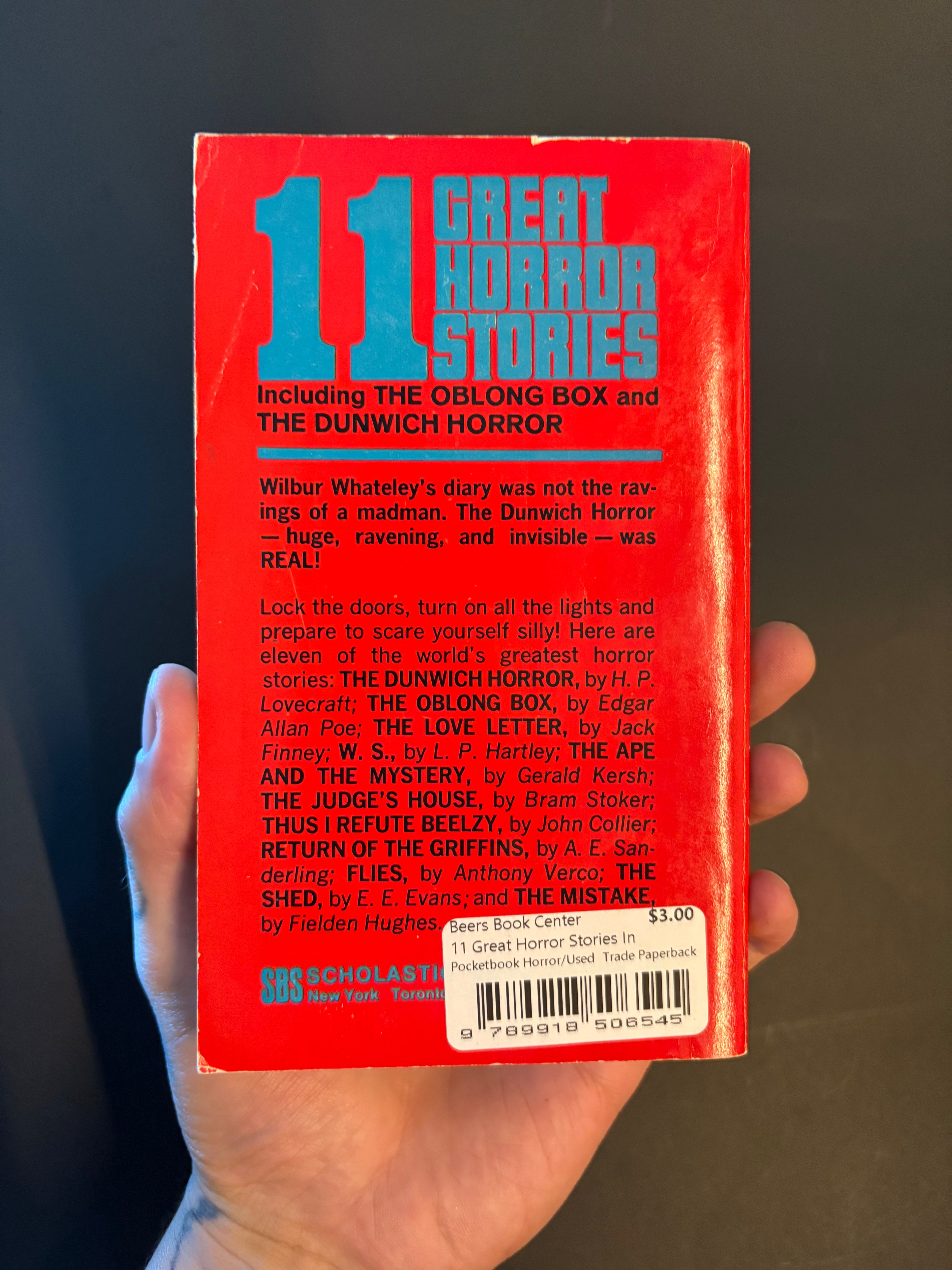 11 Great Horror Stories © 1969 by Various Authors