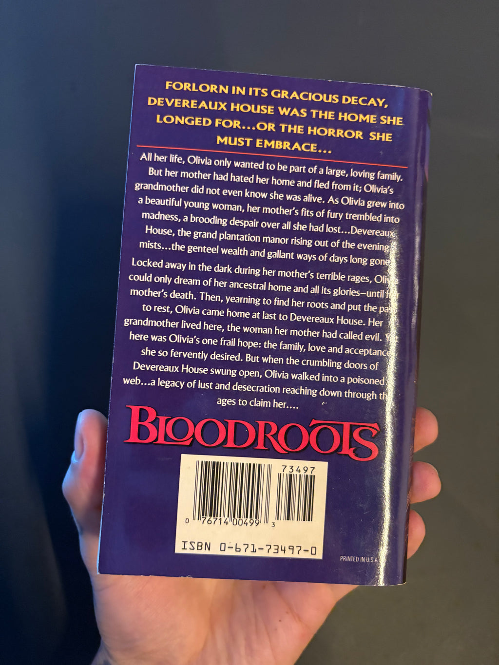 Blood Roots © 1992 by Richie Tankersley Cusick