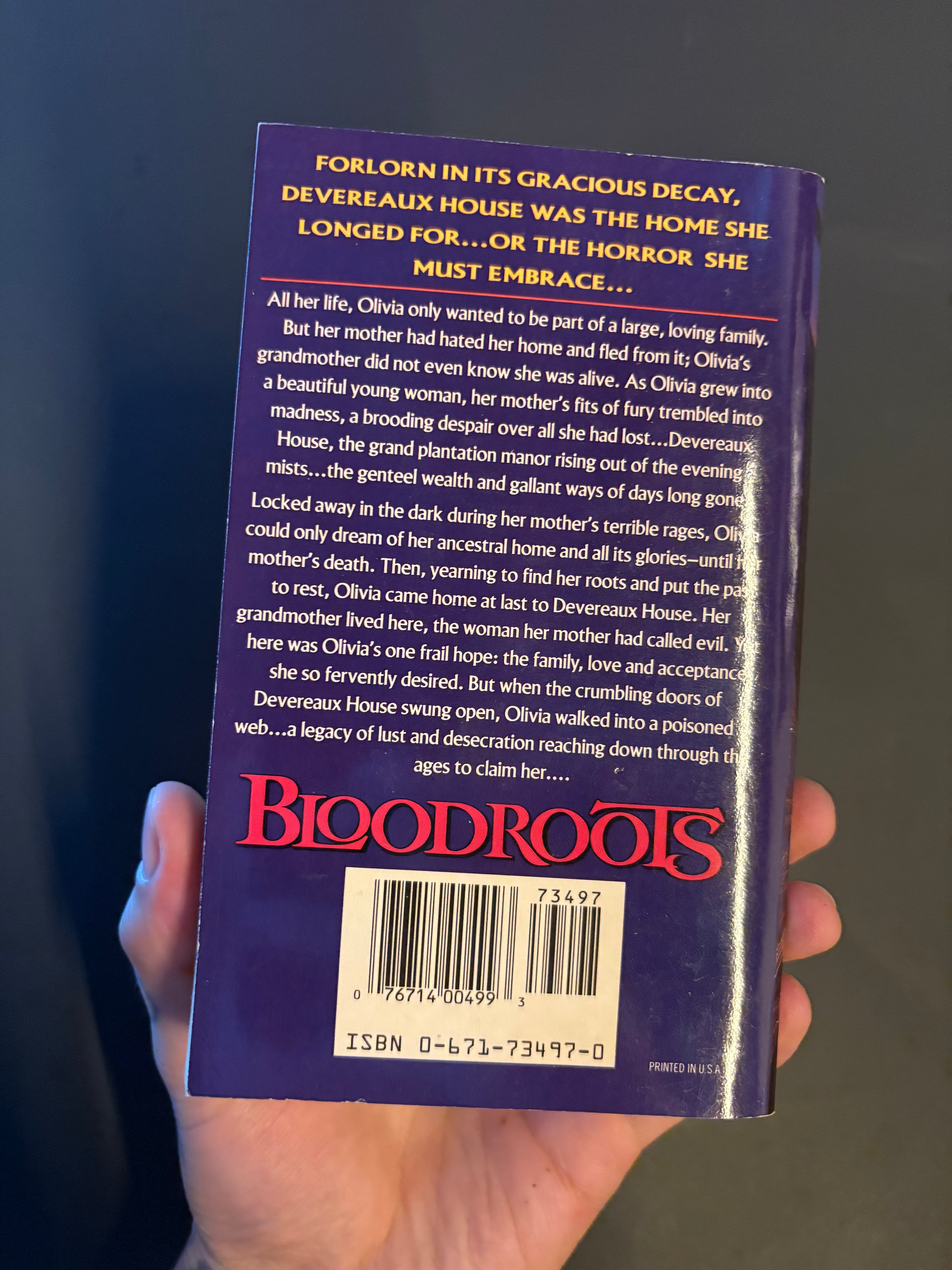 Blood Roots © 1992 by Richie Tankersley Cusick