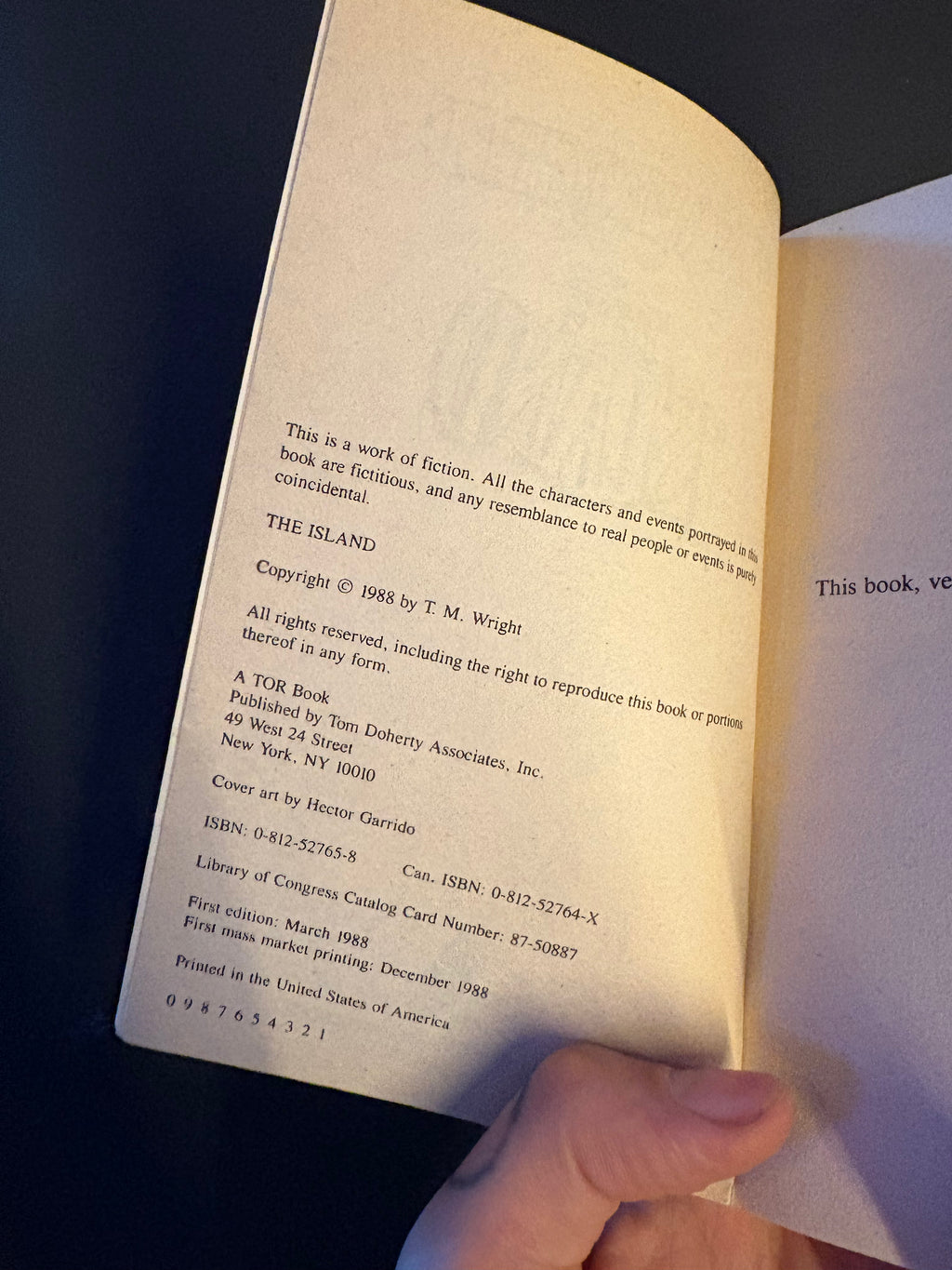 The Island © 1988 by T.M. Wright