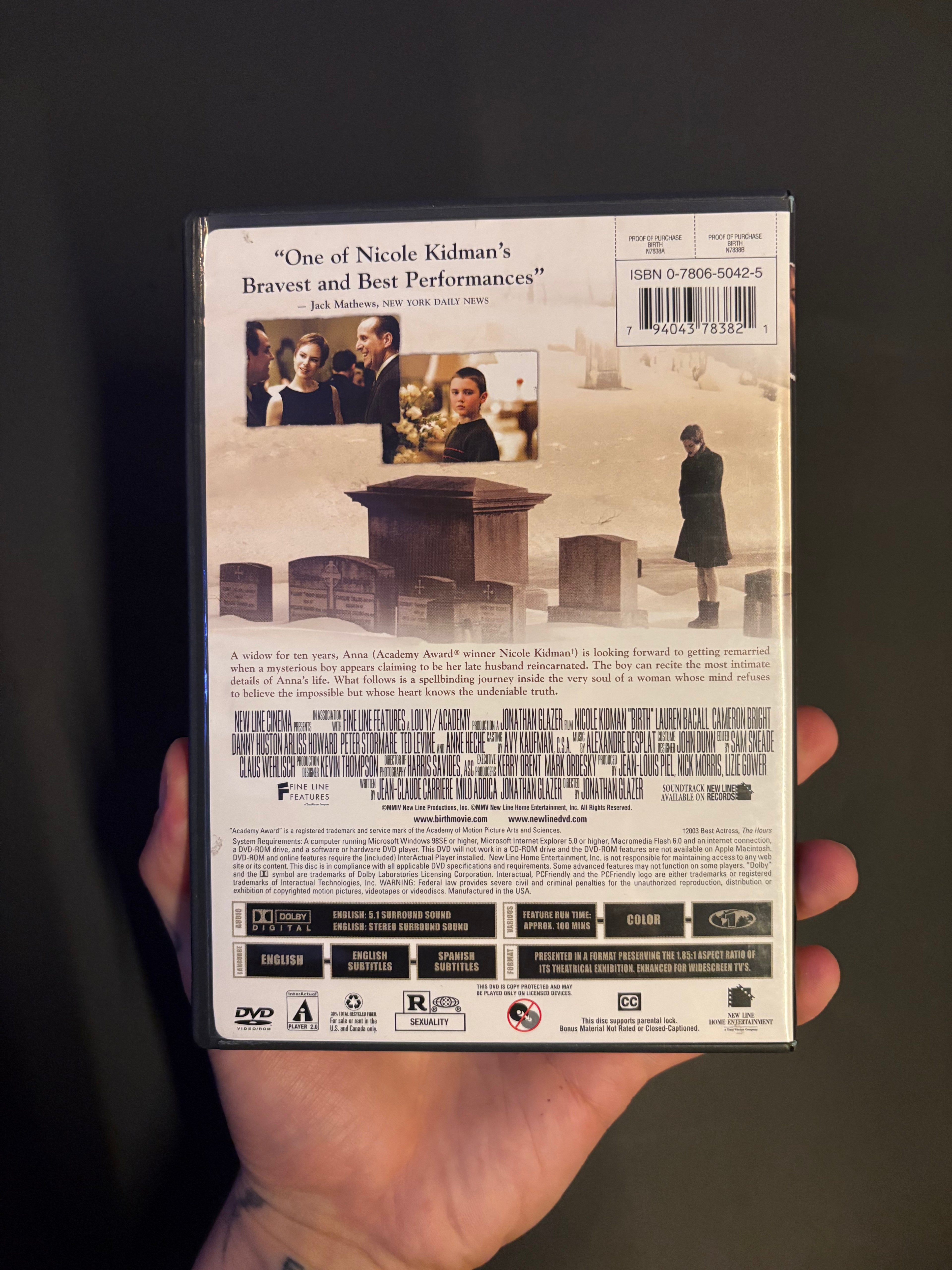 Birth (2004) DVD