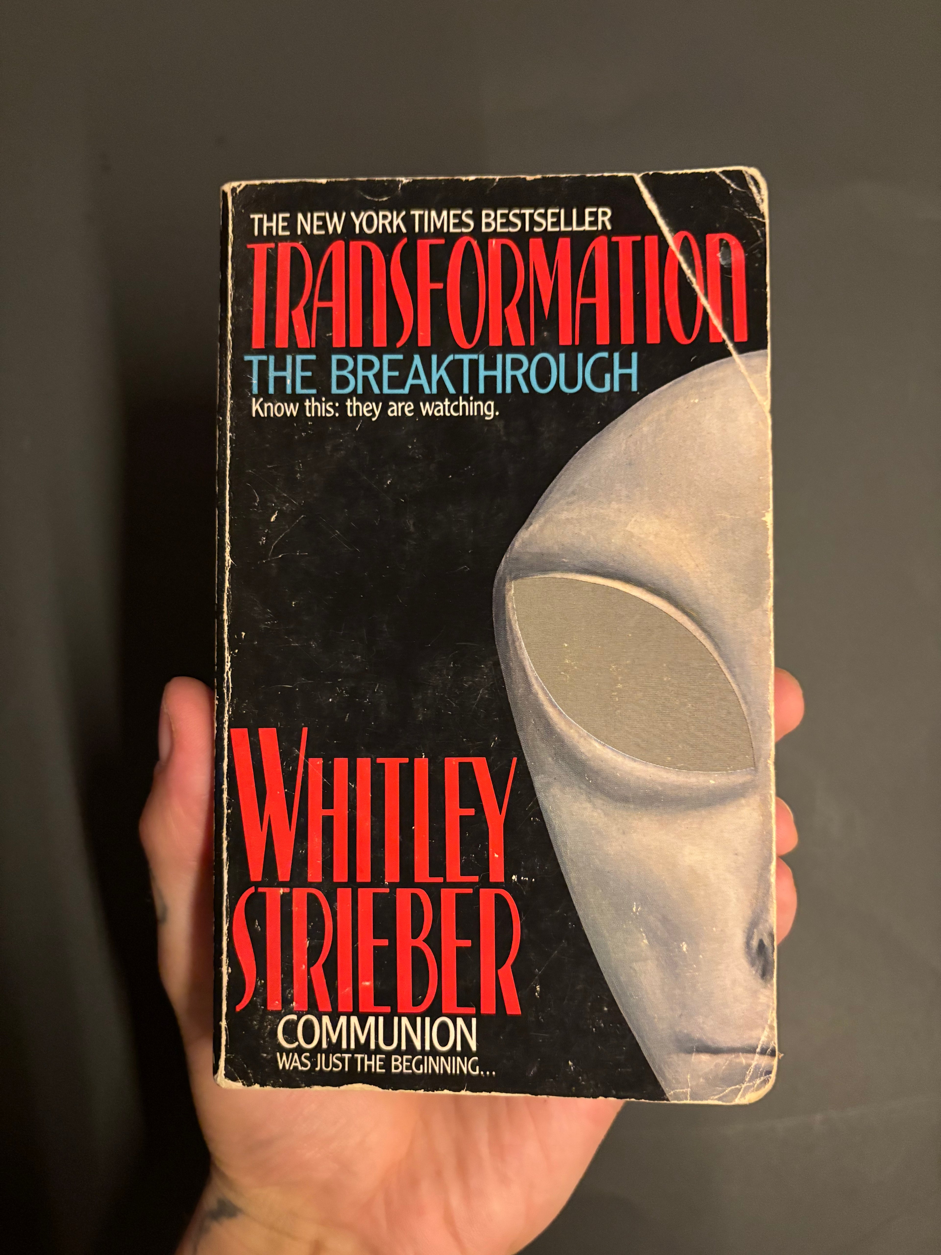 Transformation: The Breakthrough © 1988 by Whitley Strieber
