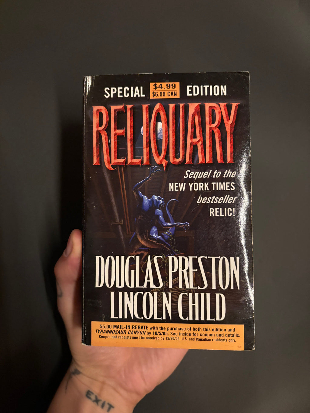 Reliquary © 1997 by Douglas Preston and Lincoln Child