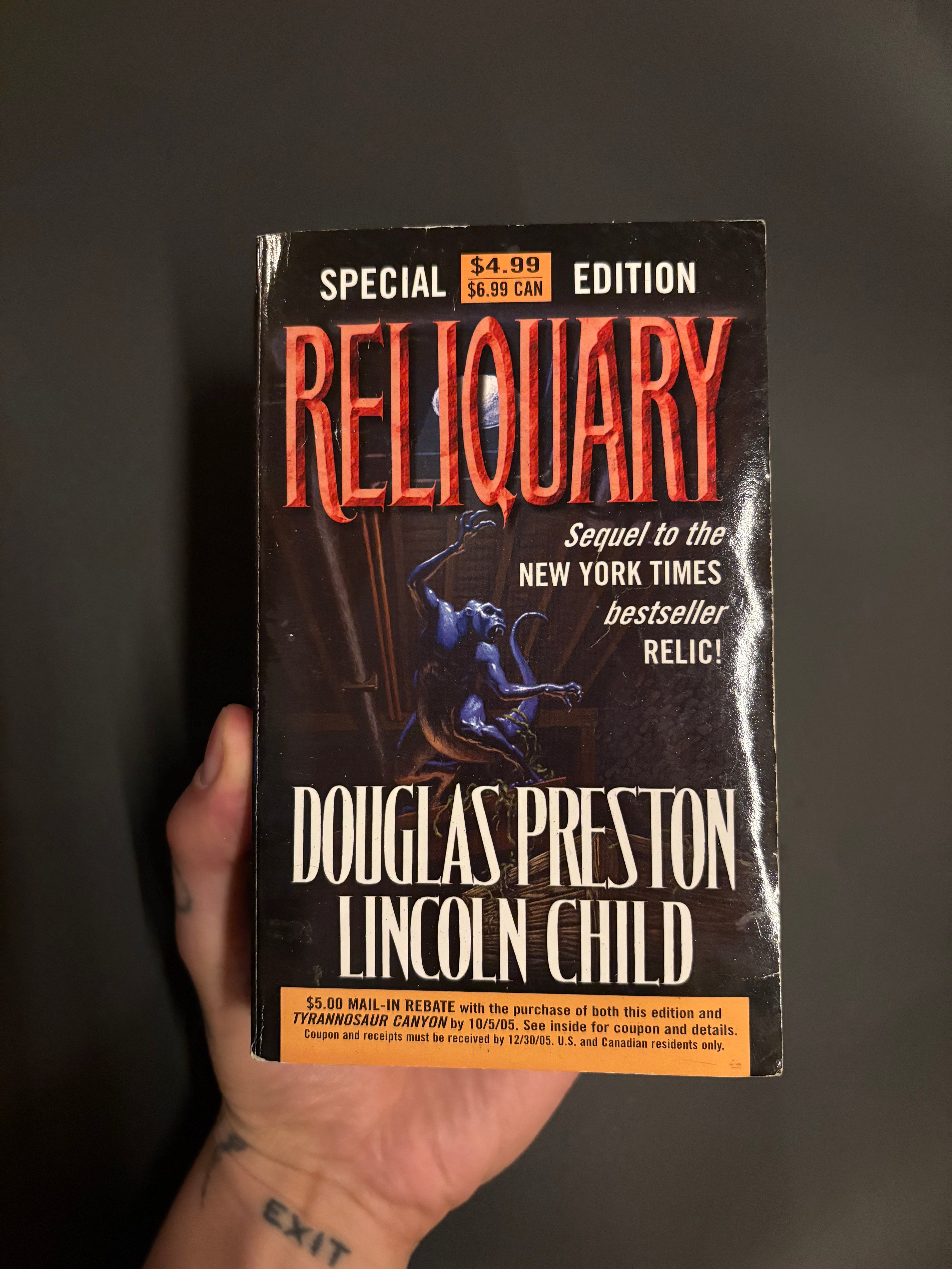 Reliquary © 1997 by Douglas Preston and Lincoln Child